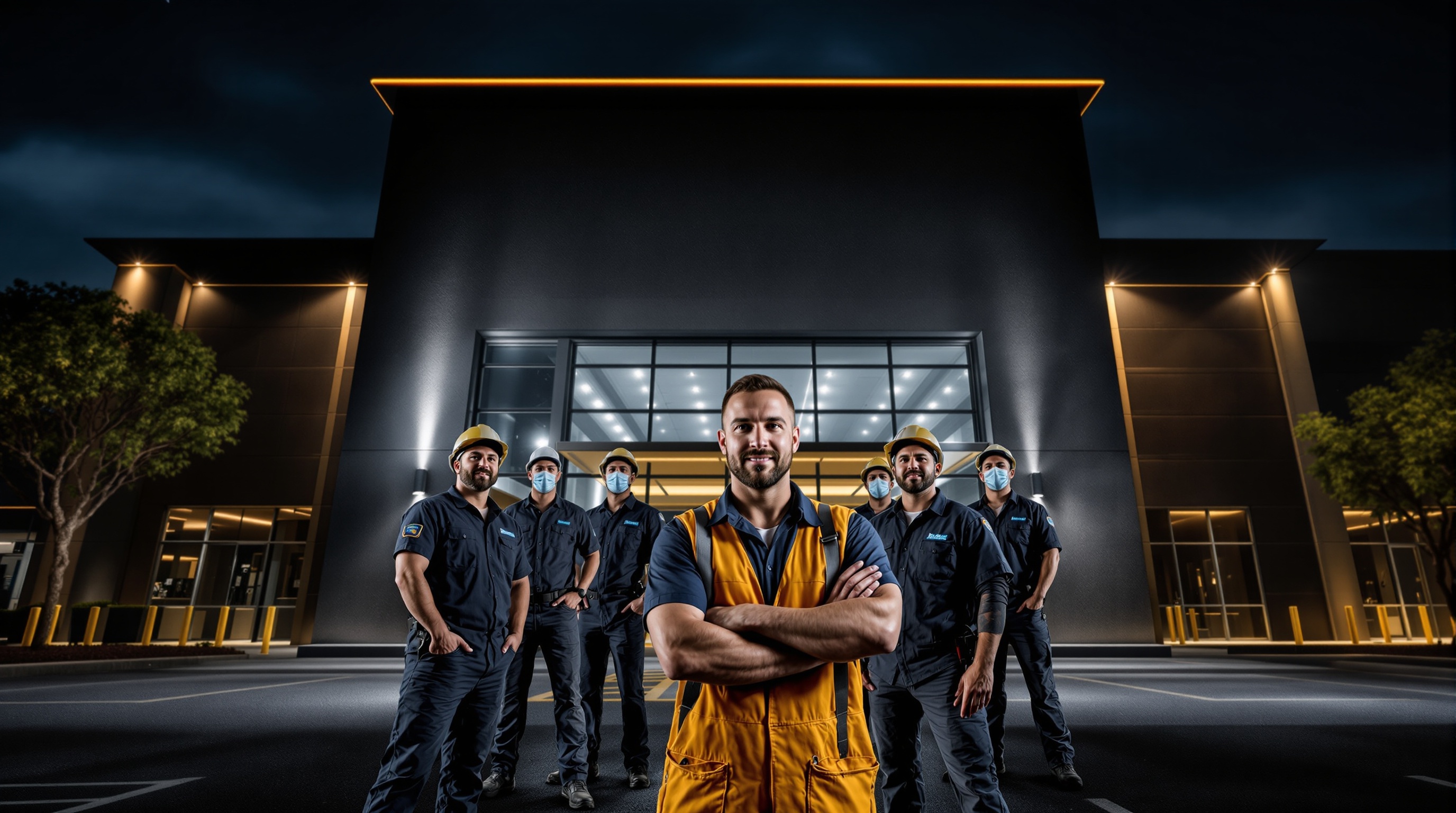 Quiroz Construction Cleaning professional team Las Vegas