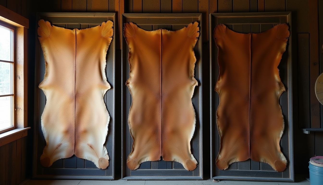 Different species hides comparison