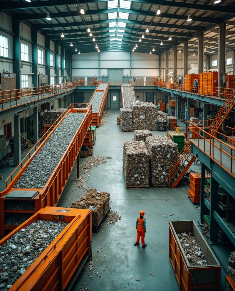 Modern Recycling Facility