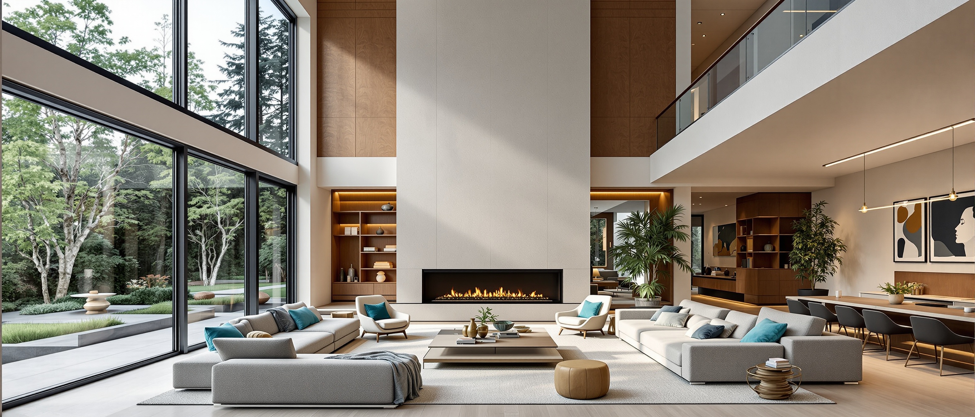 Beautifully designed modern home interior