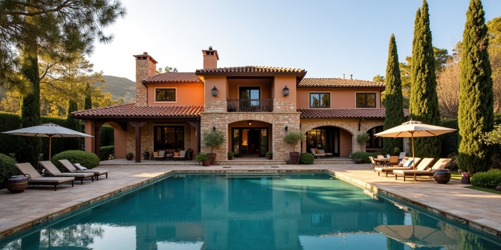 Luxury villa exterior