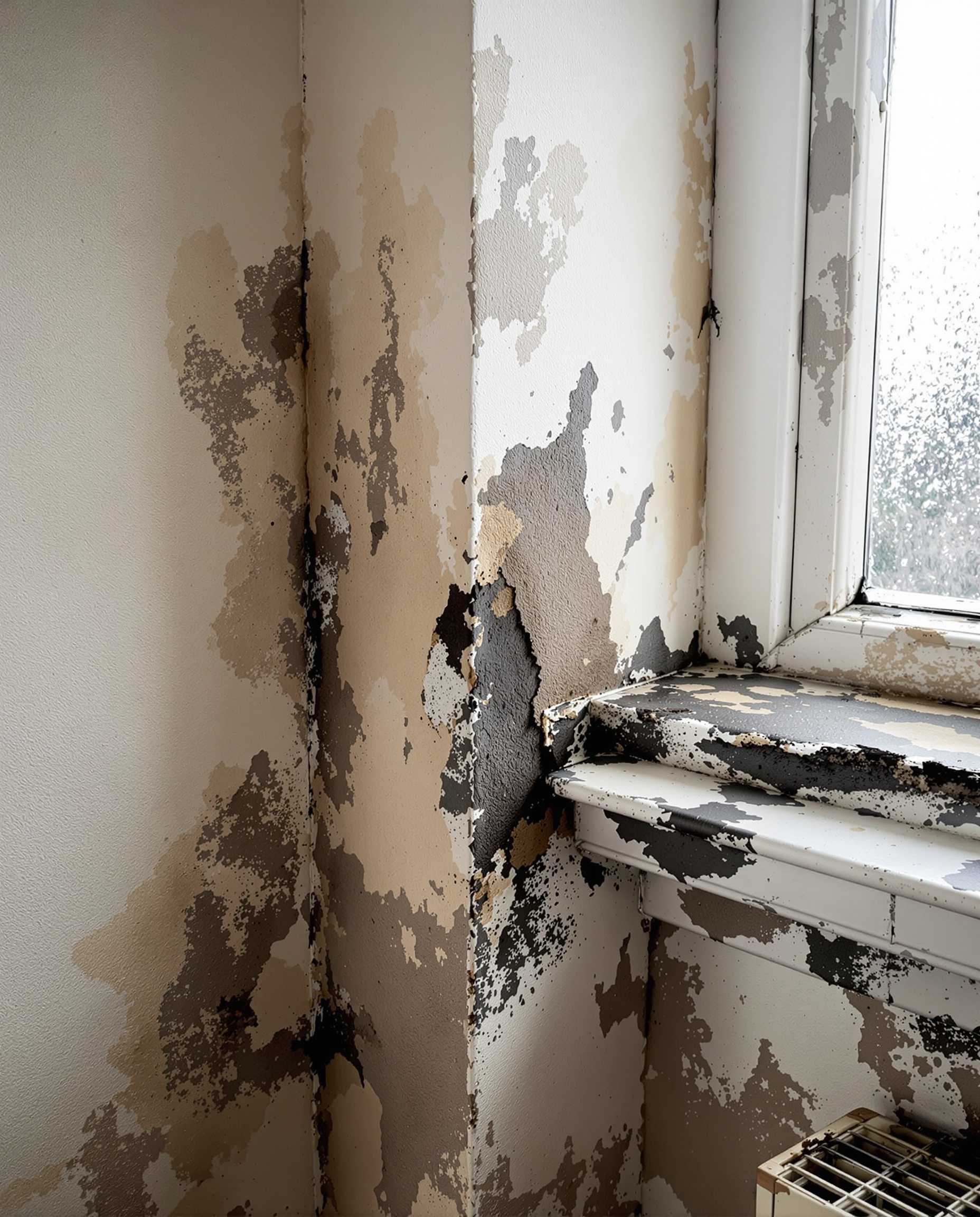 Signs of mould in Dublin home