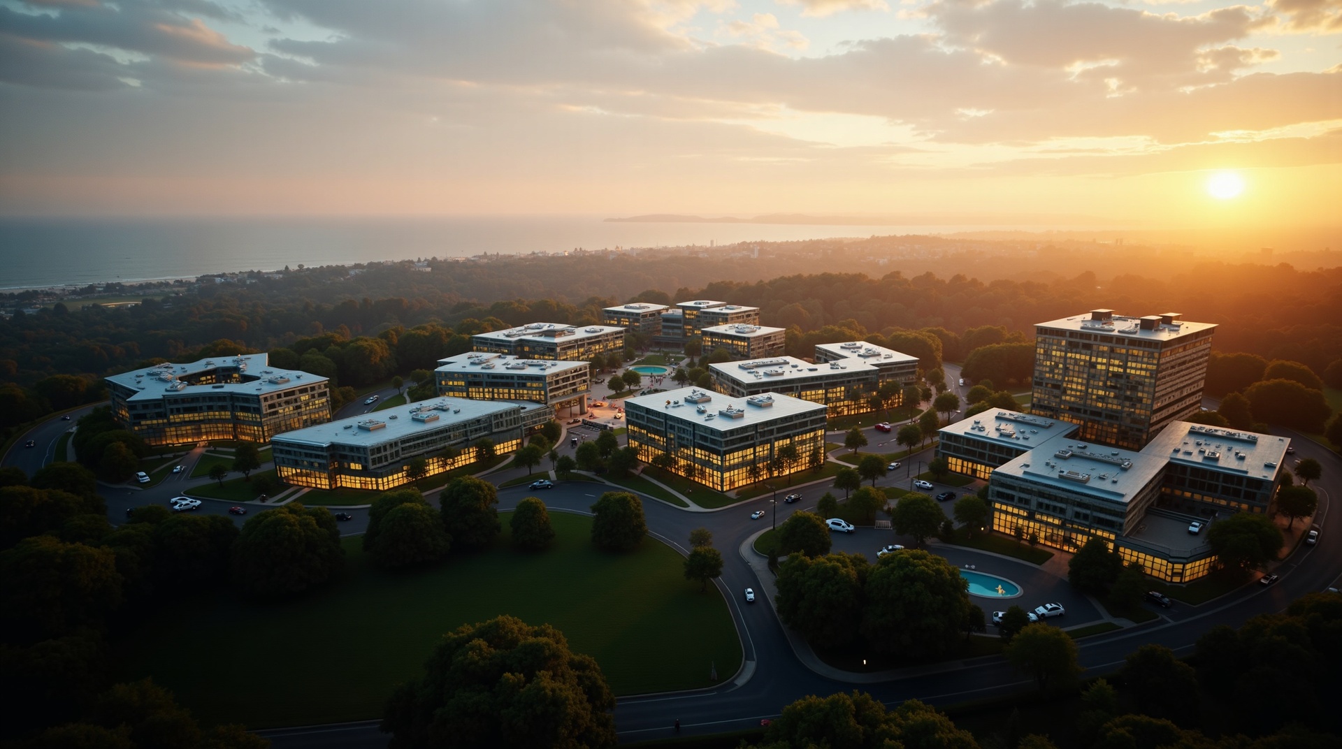 Silicon Valley at Golden Hour