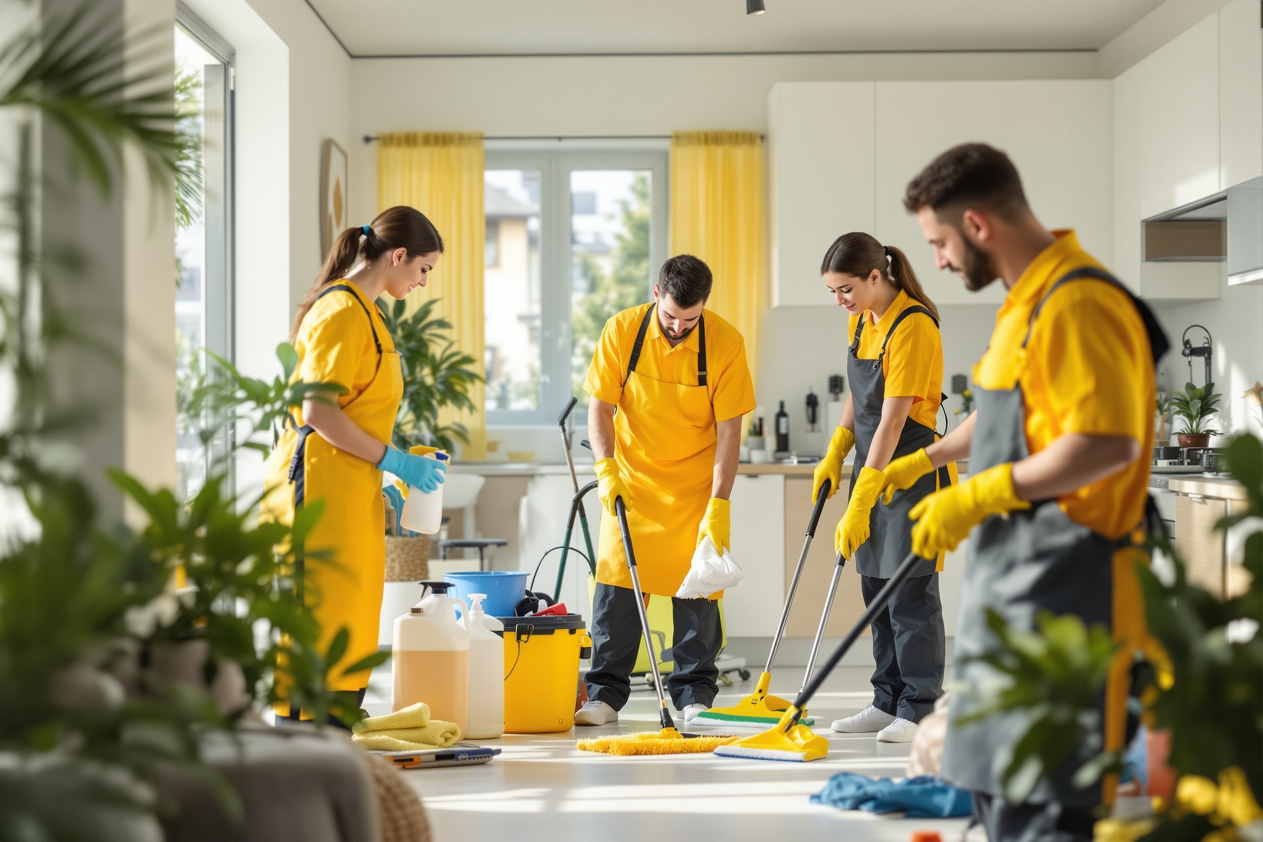 Professional Cleaning Team
