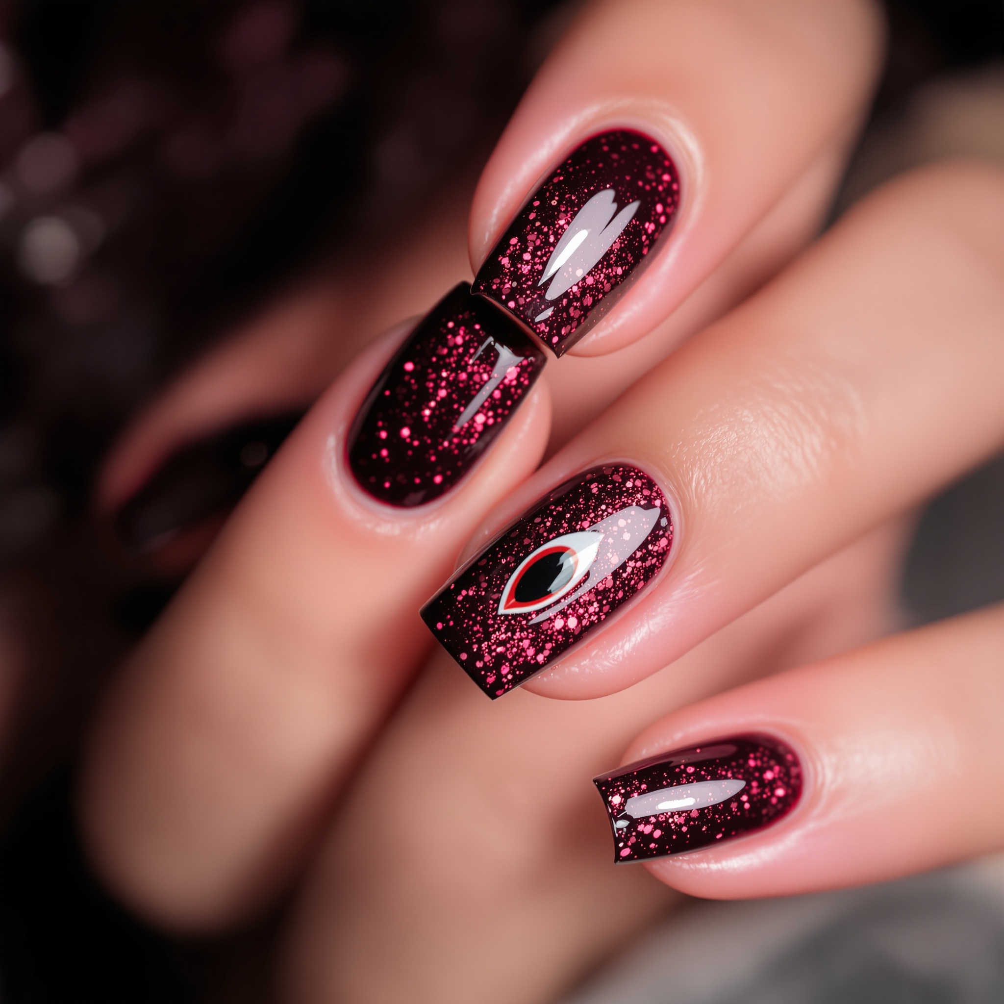 Cat Eye Gel Nails