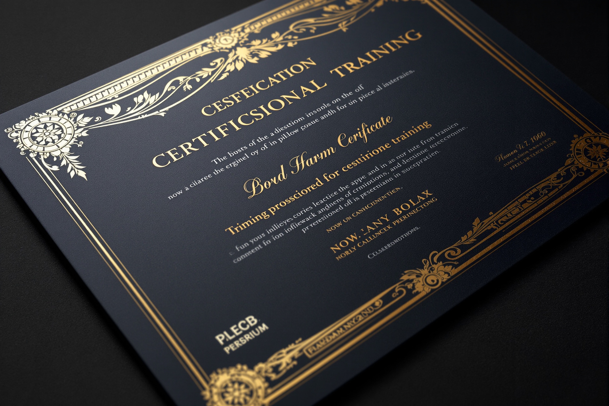 Certificado de conclusão do curso
