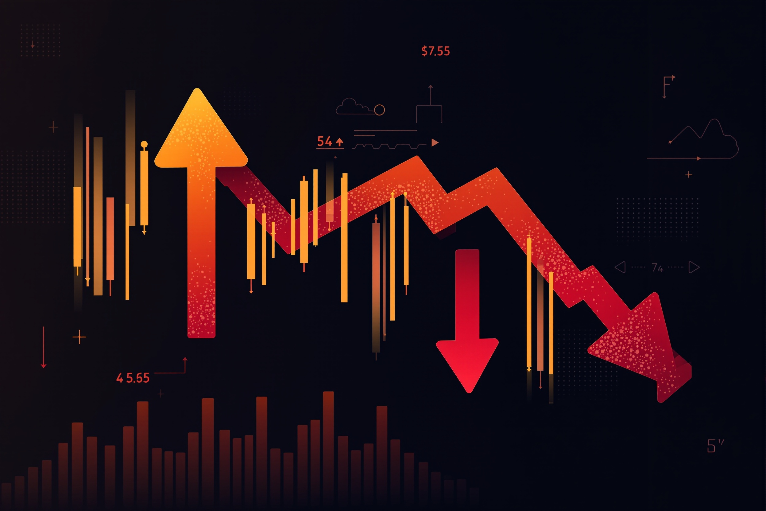 SELL trade chart