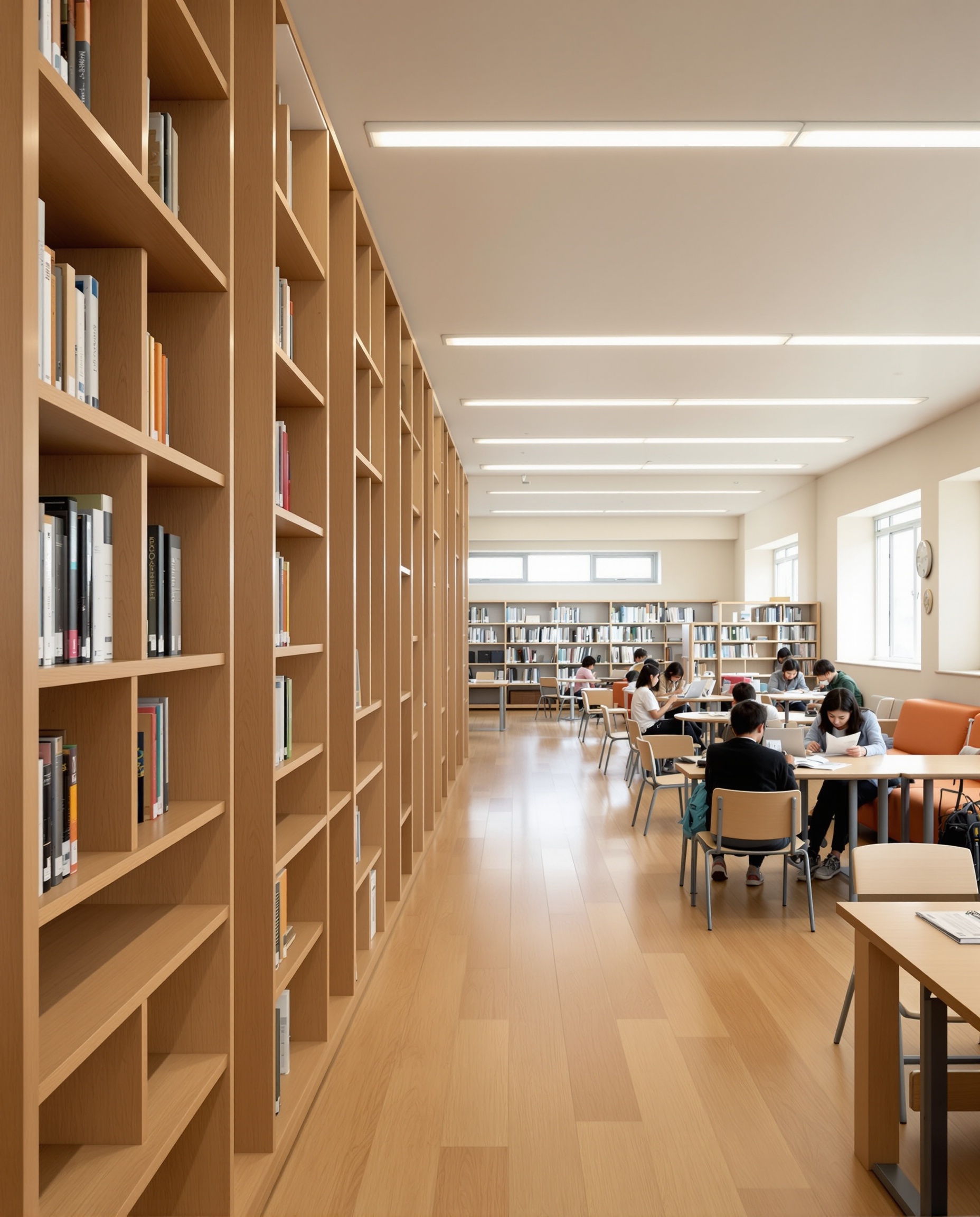 横浜市立中学校 図書室リニューアル