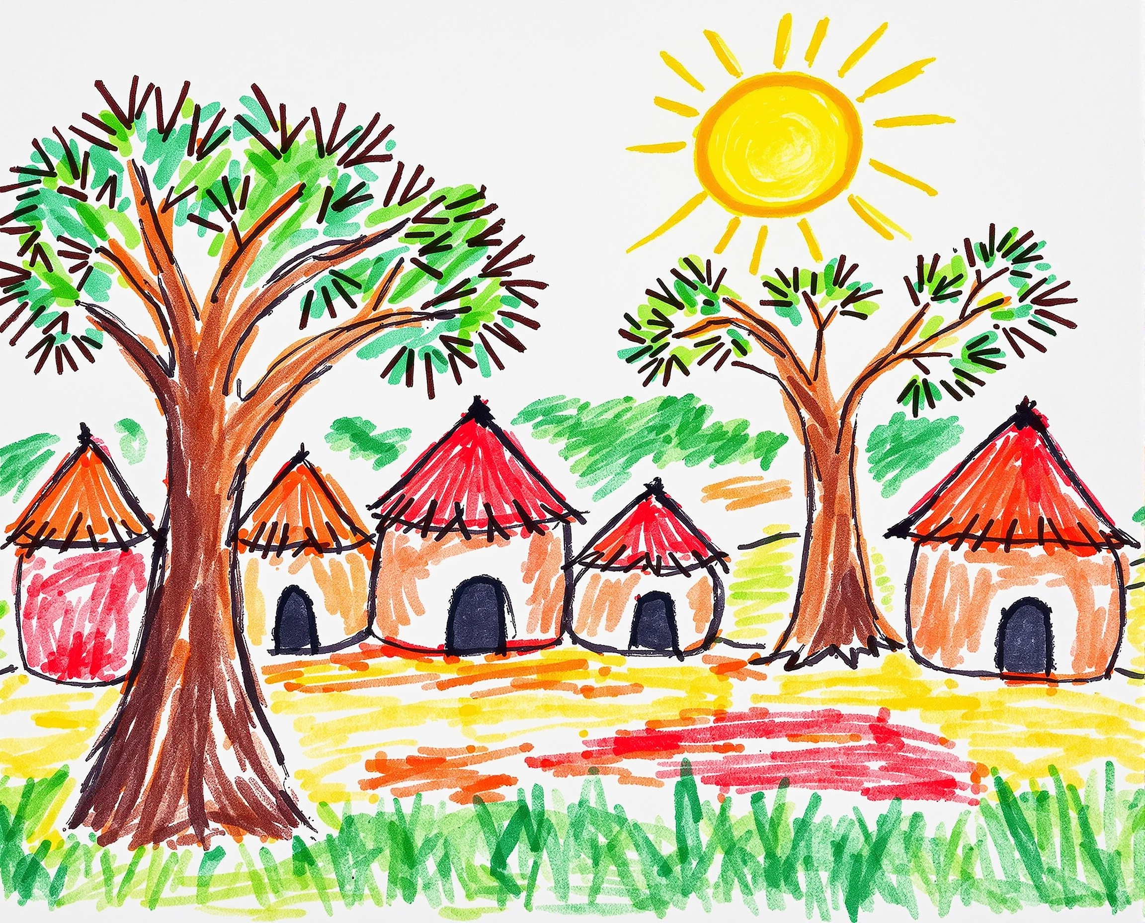 Aisha's drawing — Nigeria