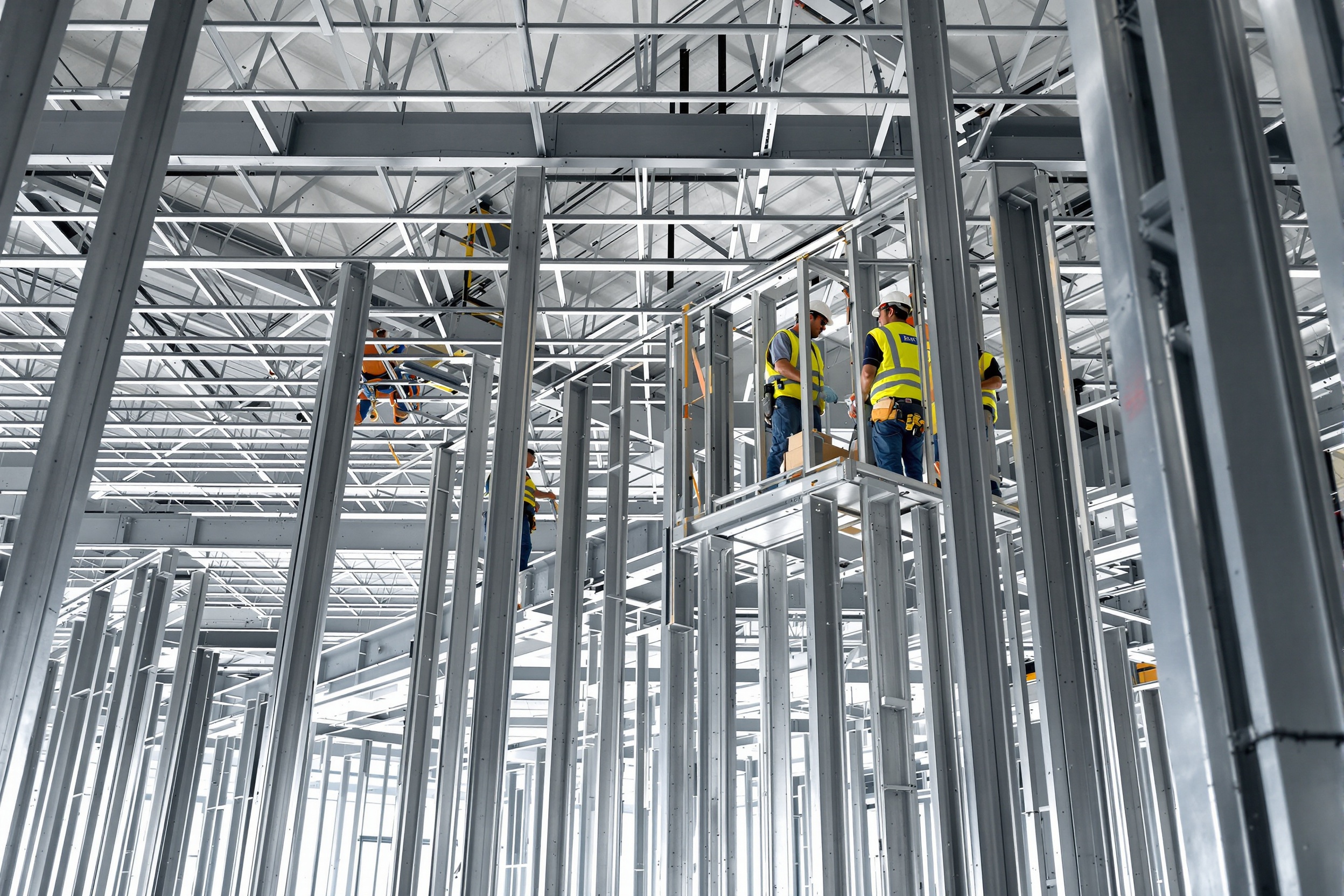 東京都千代田区・大型オフィスビル新築工事の軽鉄下地LGS工事を受注いたしました