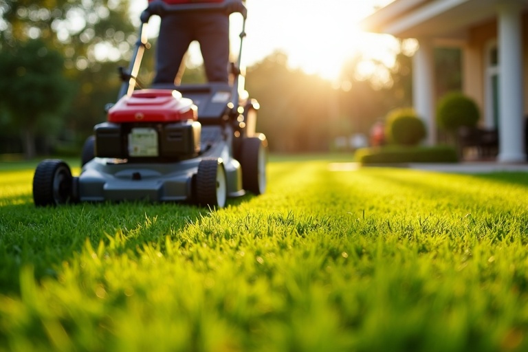 First Mowing for new sod in Bradenton Florida