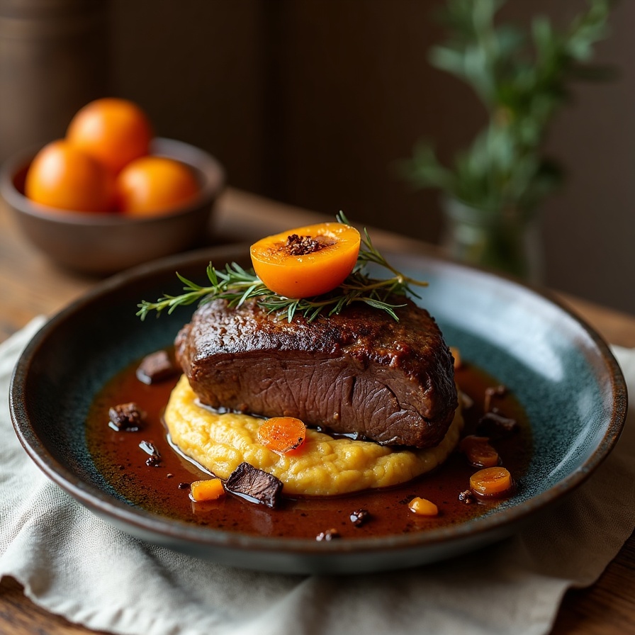 Slow-Roasted Kalahari Lamb signature dish at Simple Share Windhoek restaurant