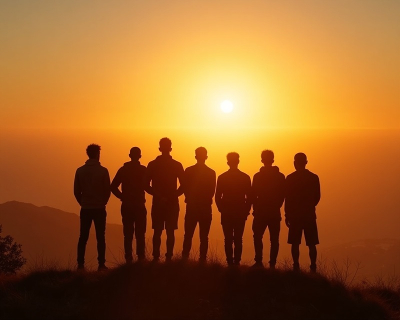 Young leaders united, looking toward the future