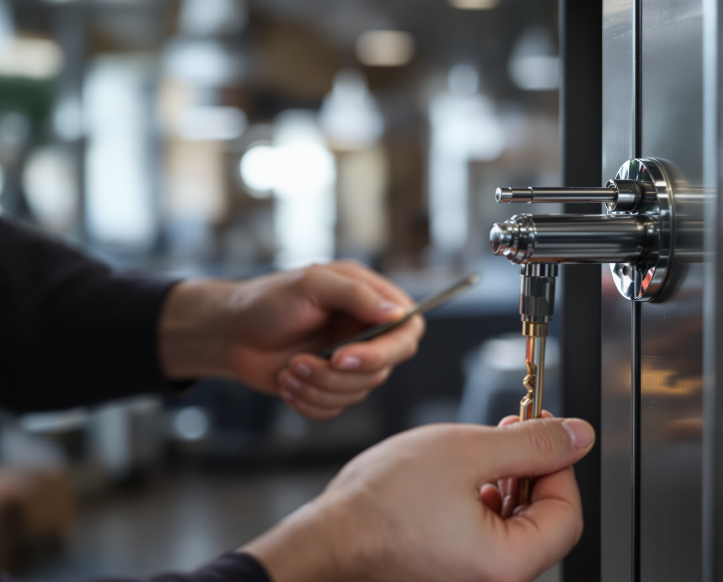 Cerrajero en Lleida mostrando presupuesto cerrado y transparente al cliente — sin costes ocultos