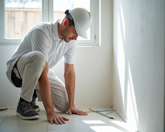 Professional bathroom inspection