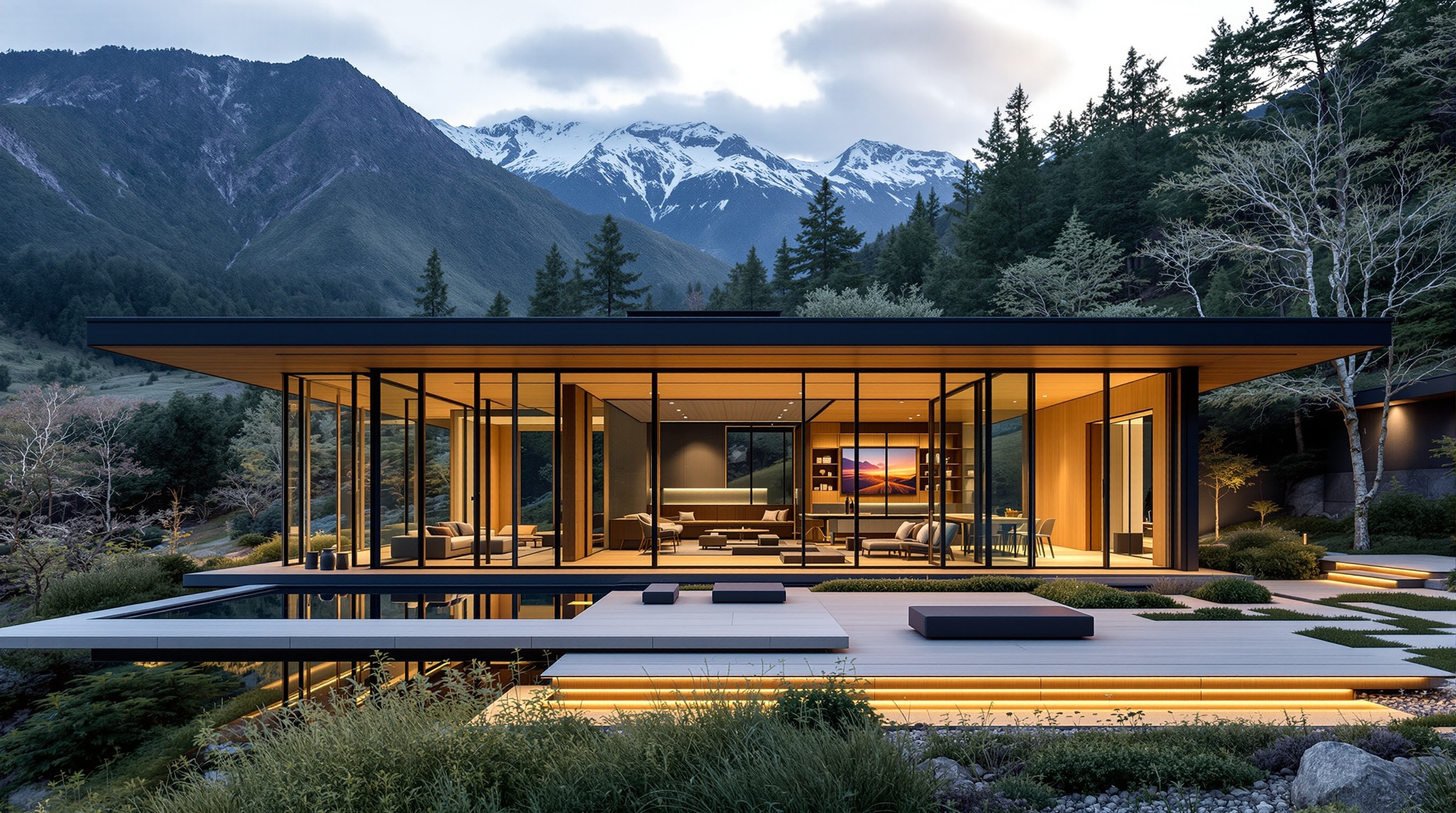 Japanese-inspired home in Colorado mountains