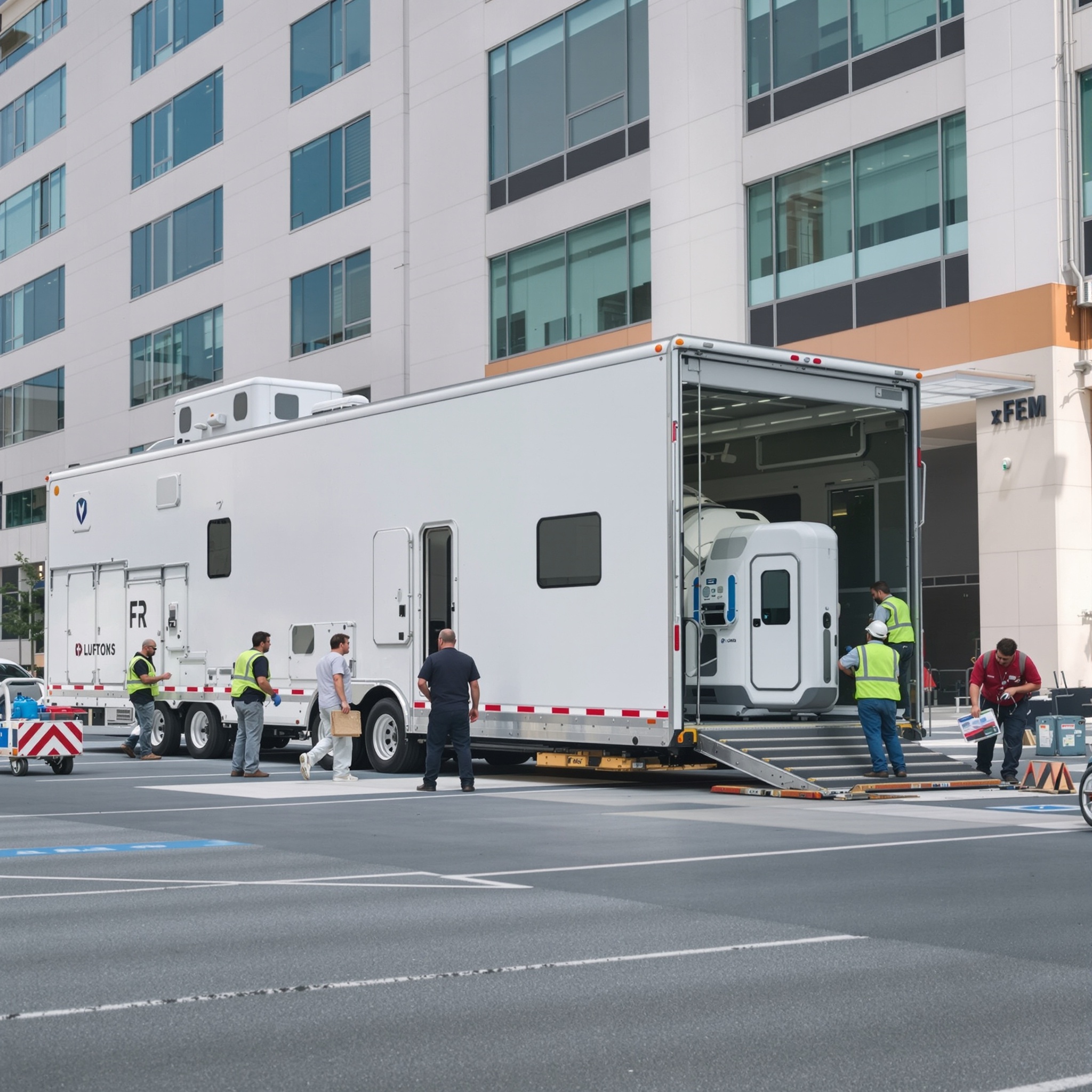 Equipment delivery and setup