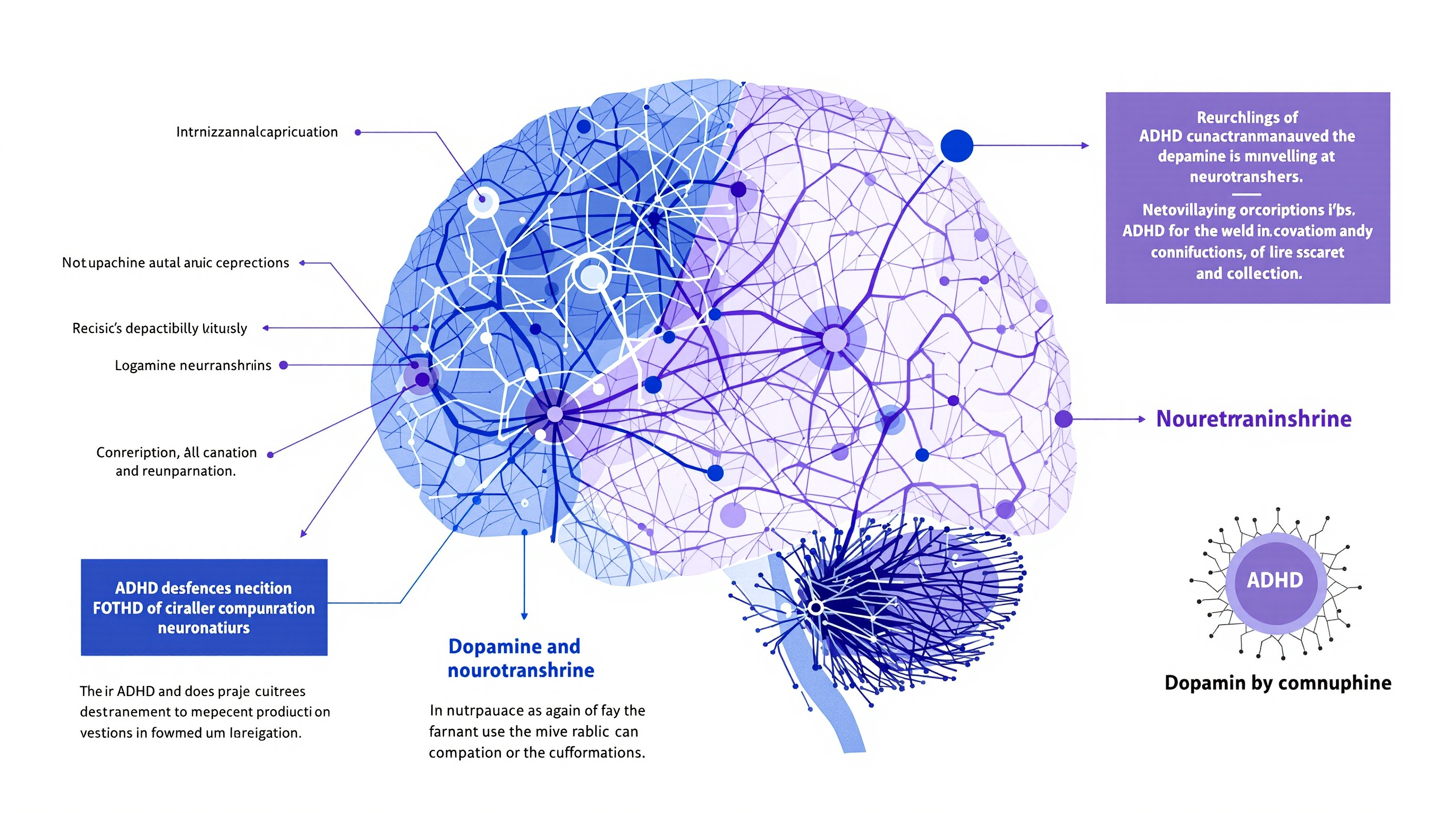 ADHD neurobiology visualization