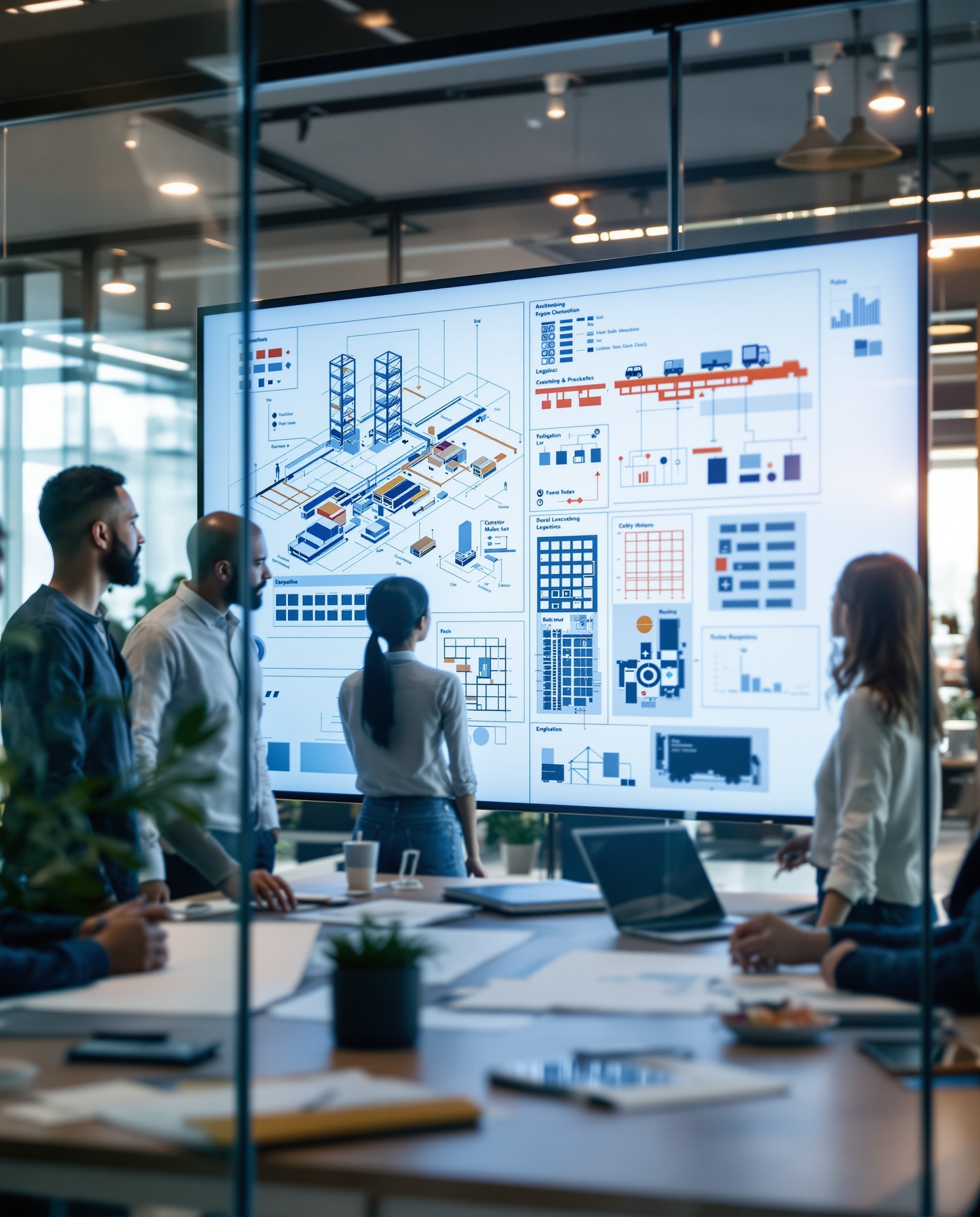 Eurovance engineering team collaborating on automation blueprints