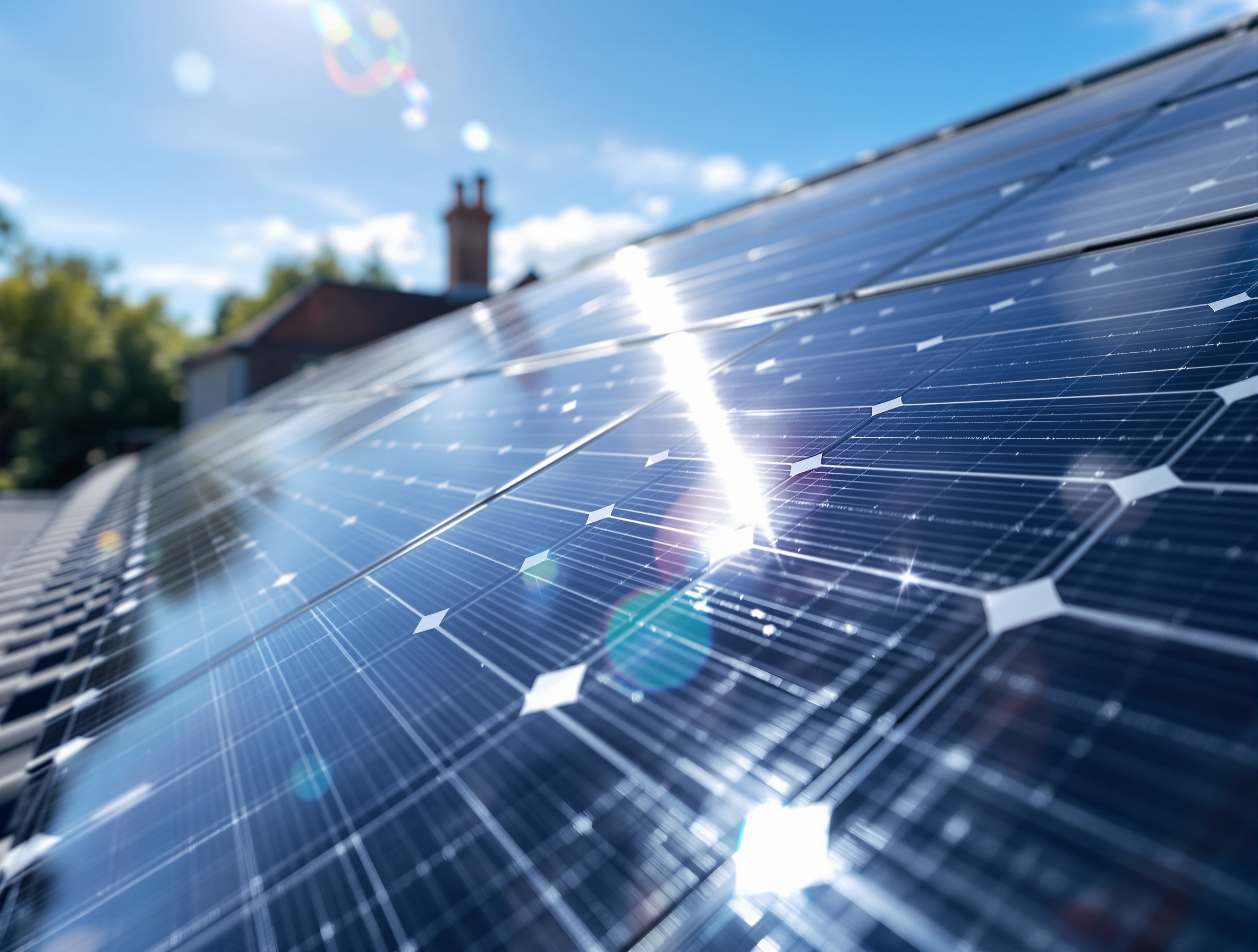 Solar panels installation