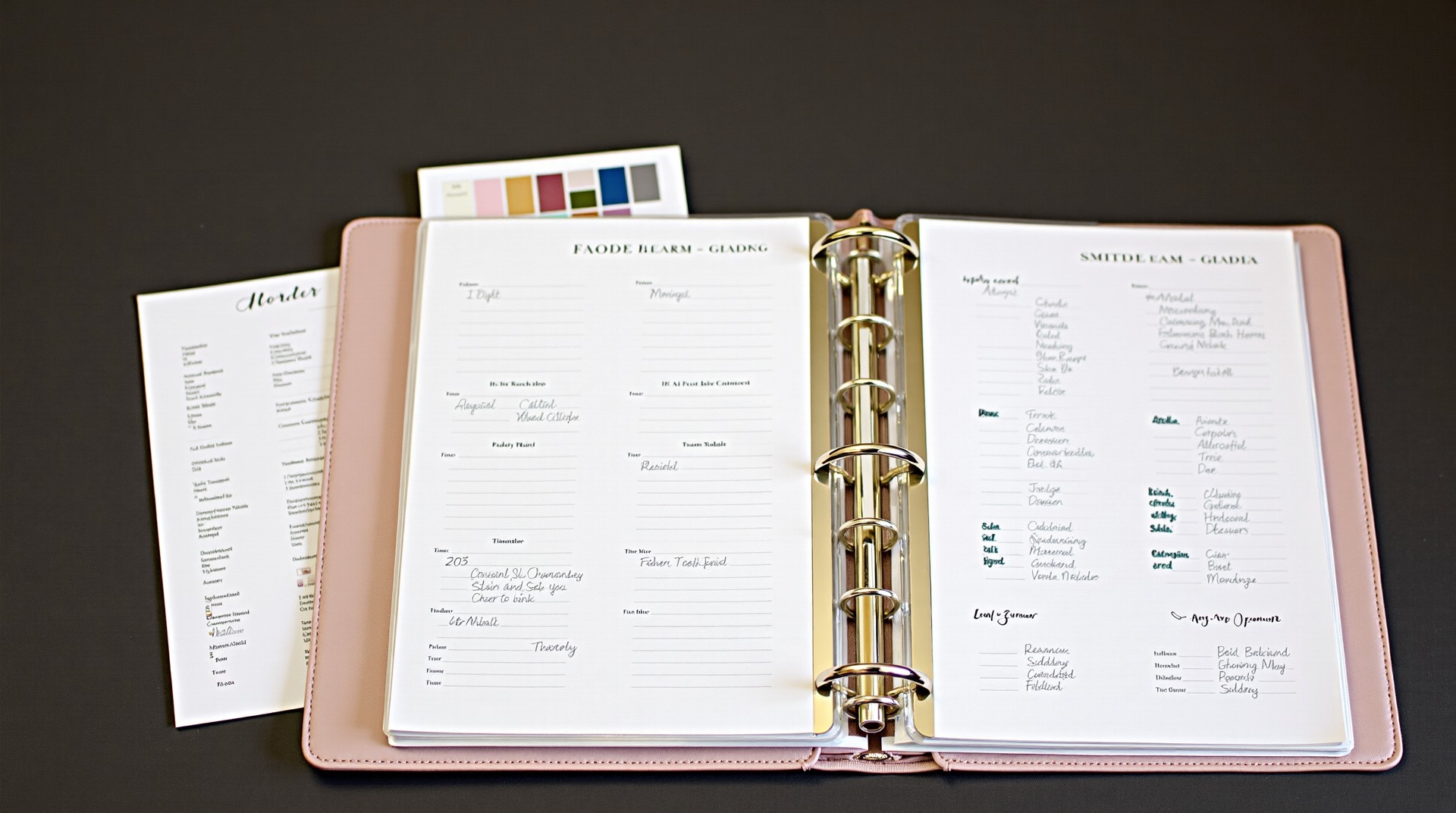 Our wedding planning process