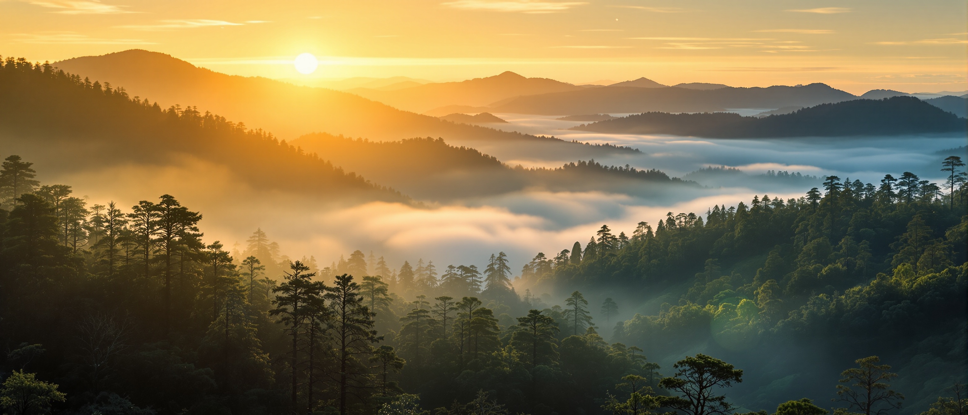 Serra Catarinense ao amanhecer