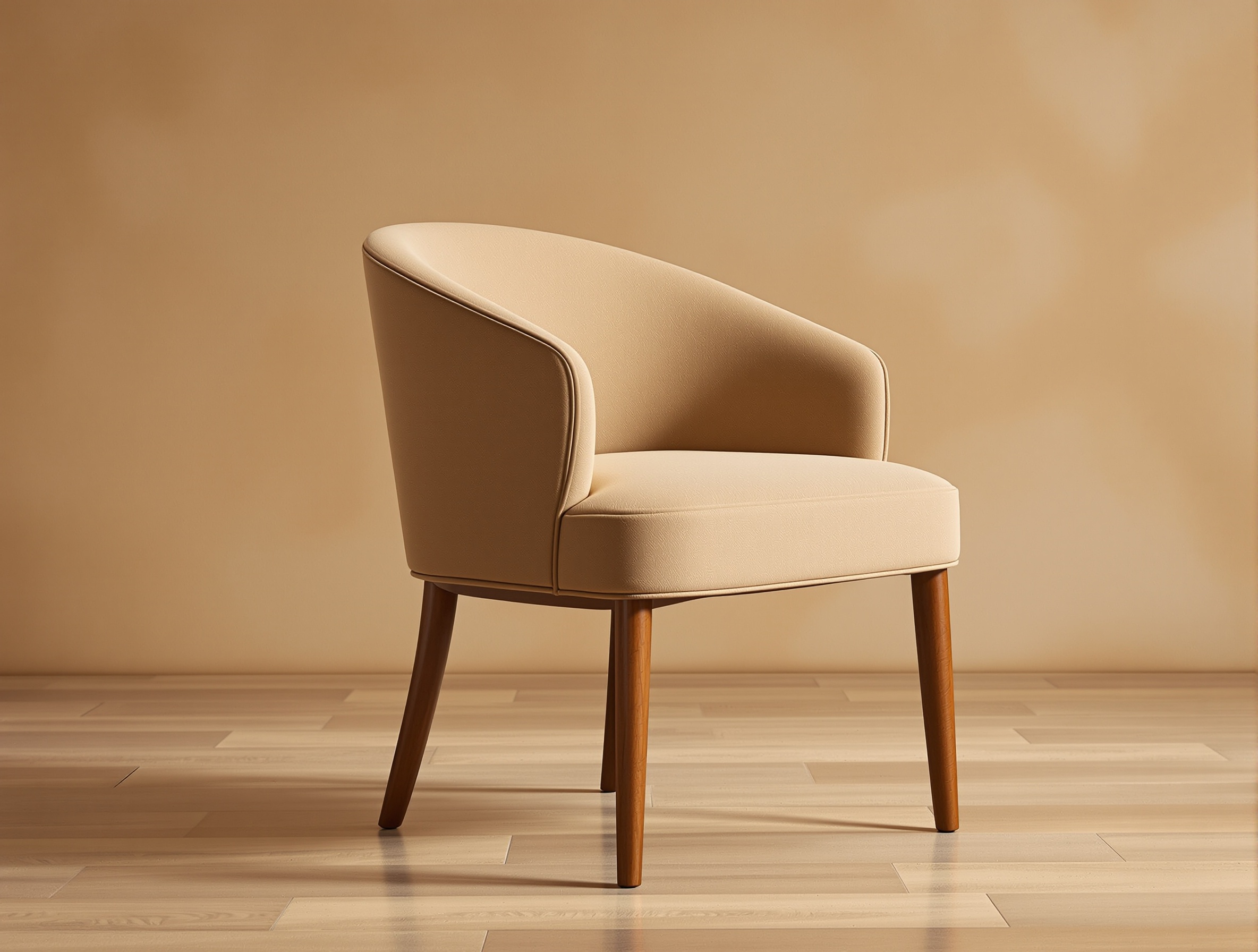 Wooden Dining Chairs Set of 6 – Khaki