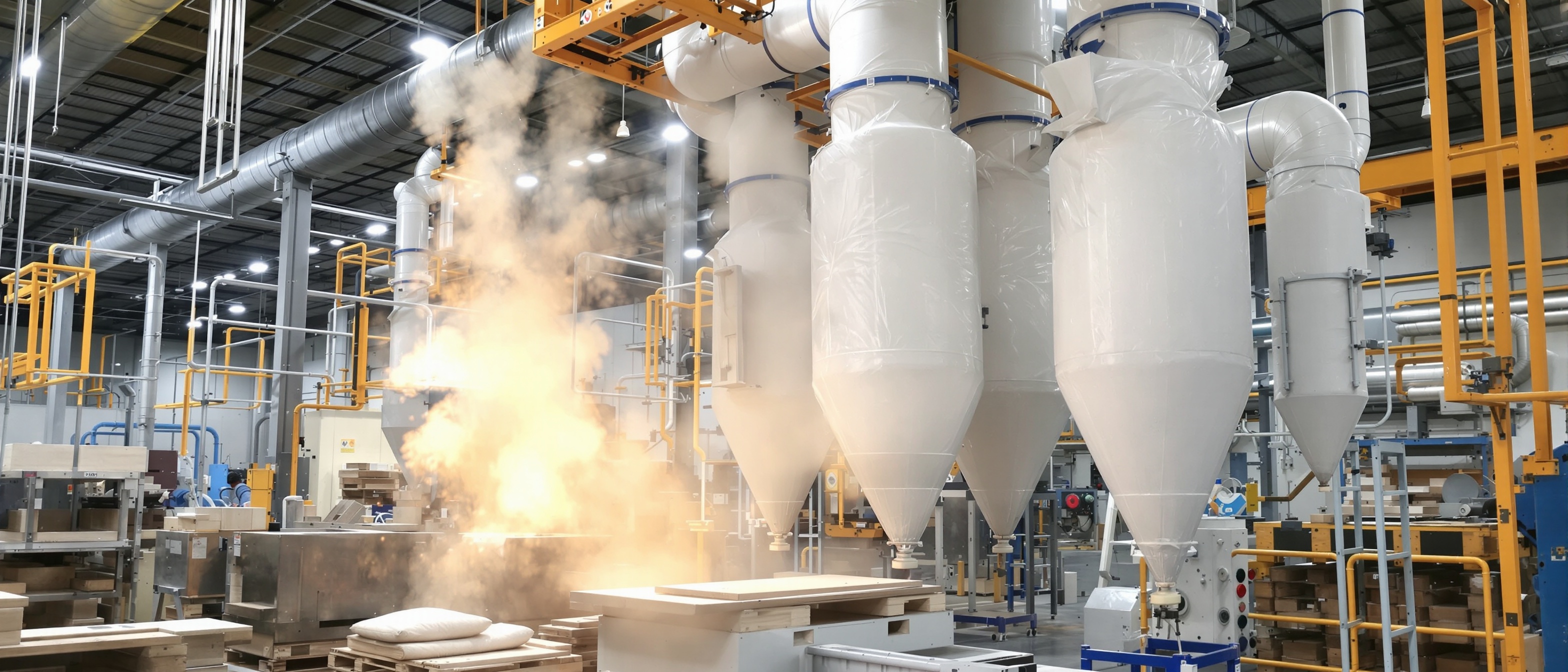 Фильтровальные мешки для систем аспирации на деревообрабатывающем производстве - профессиональное оборудование для очистки воздуха FilterFlow