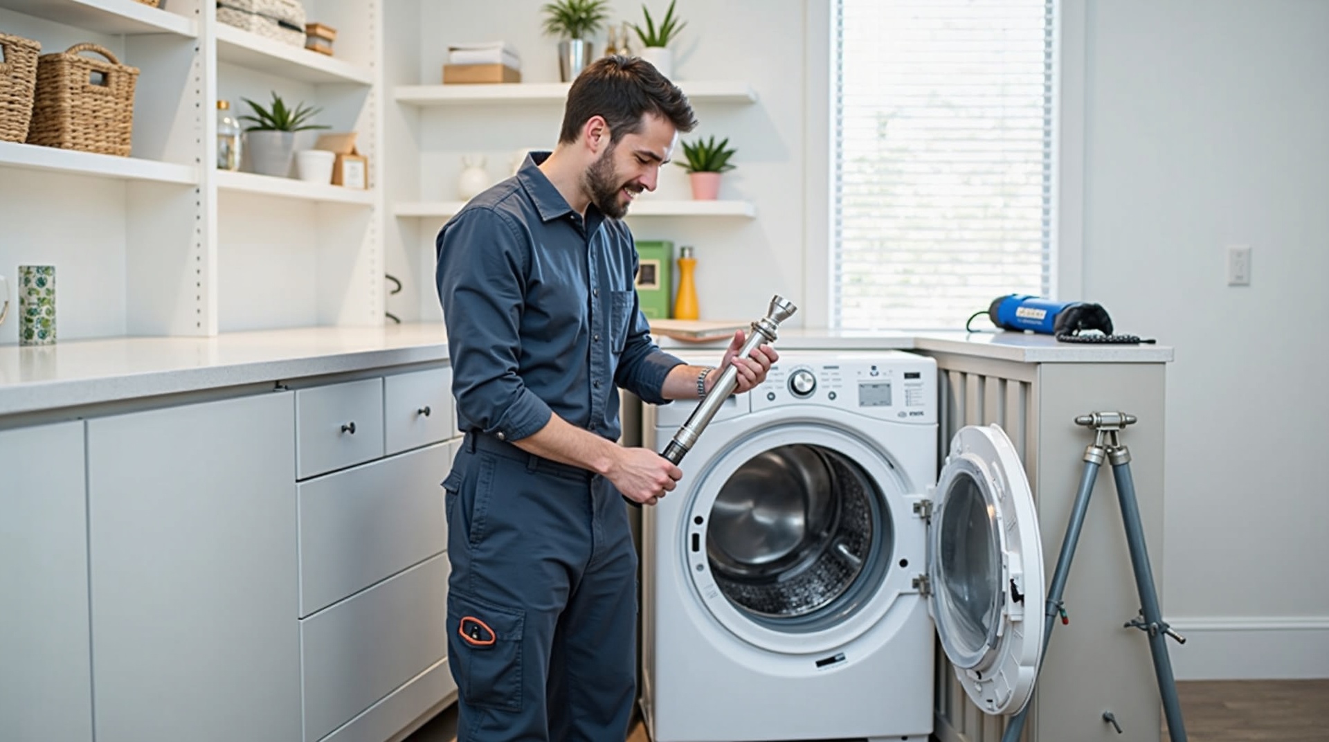 Professional dryer vent cleaning service