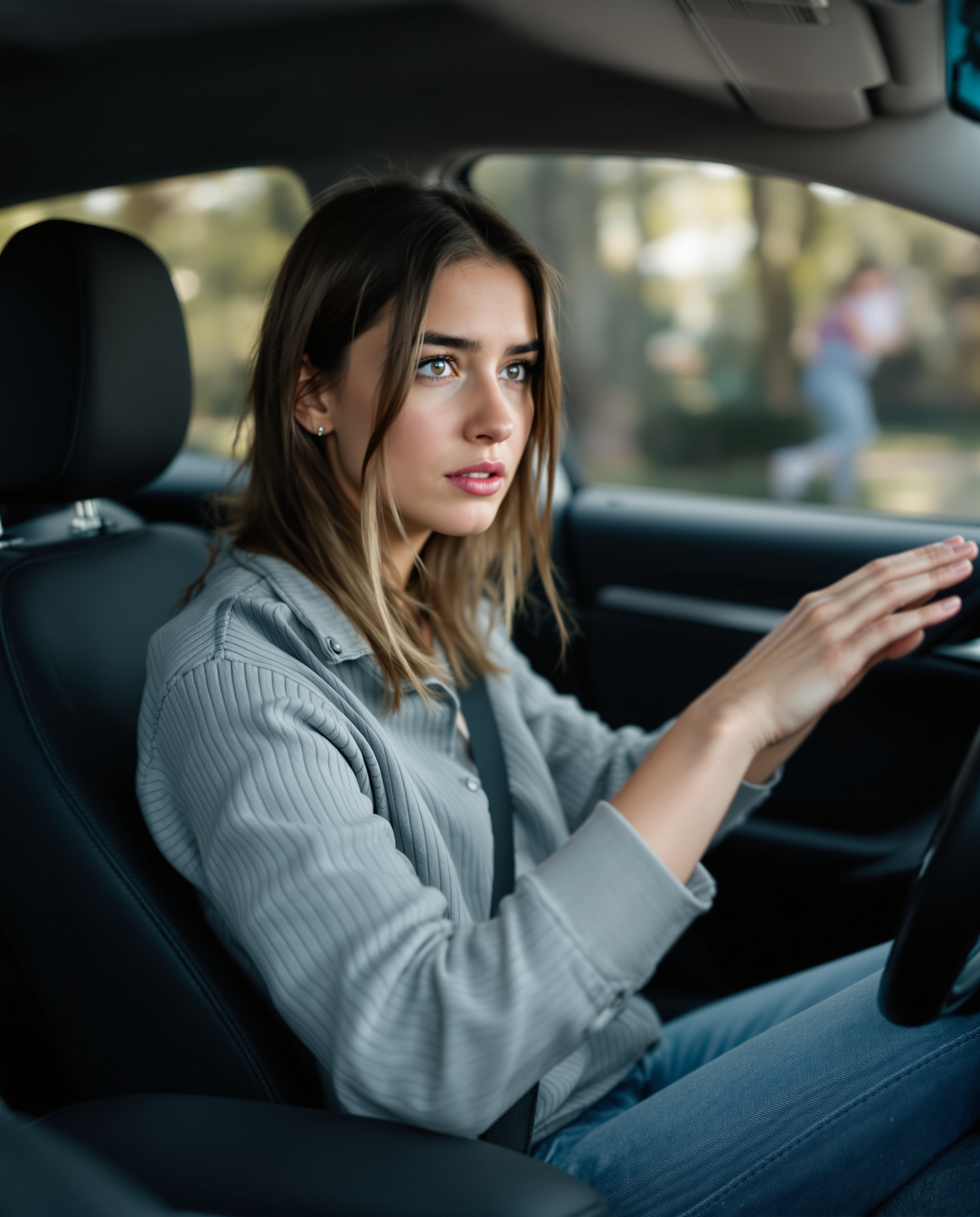 Sarah before lessons