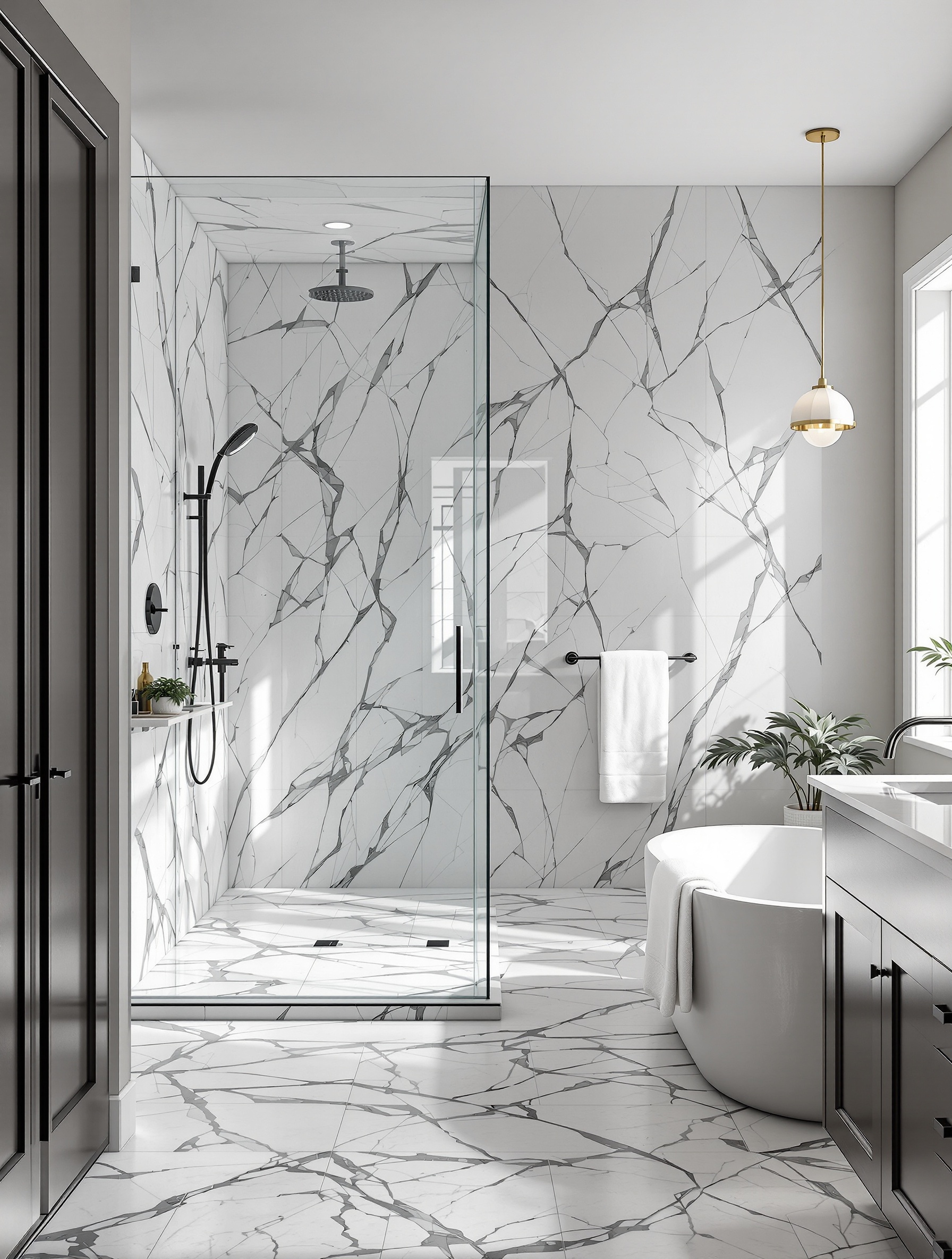 Rénovation salle de bains moderne à Valence