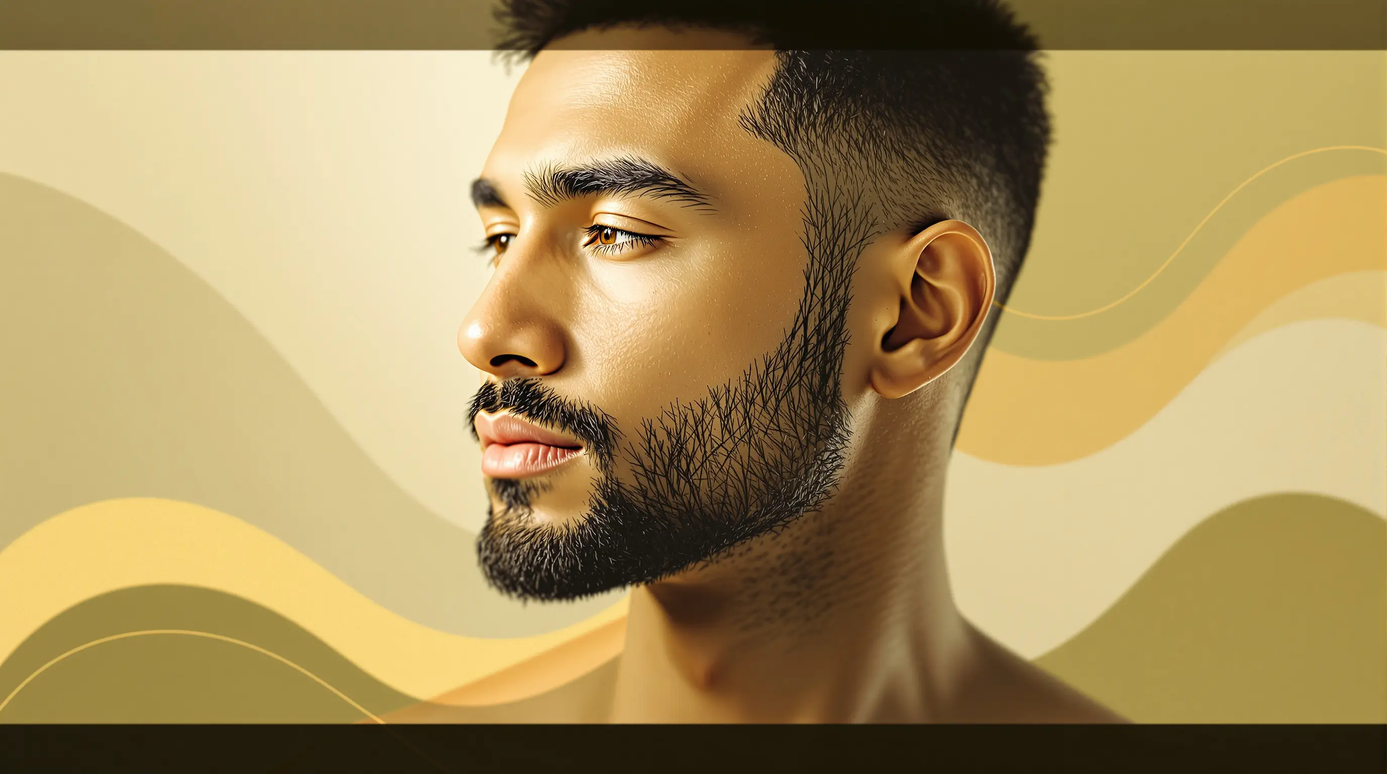 Abstract illustration representing men health and vitality Abstract illustration representing men health and vitality