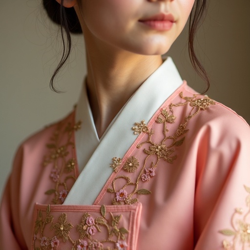 Hanbok detail with norigae
