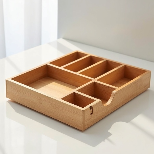 Bamboo Drawer Organizer Set
