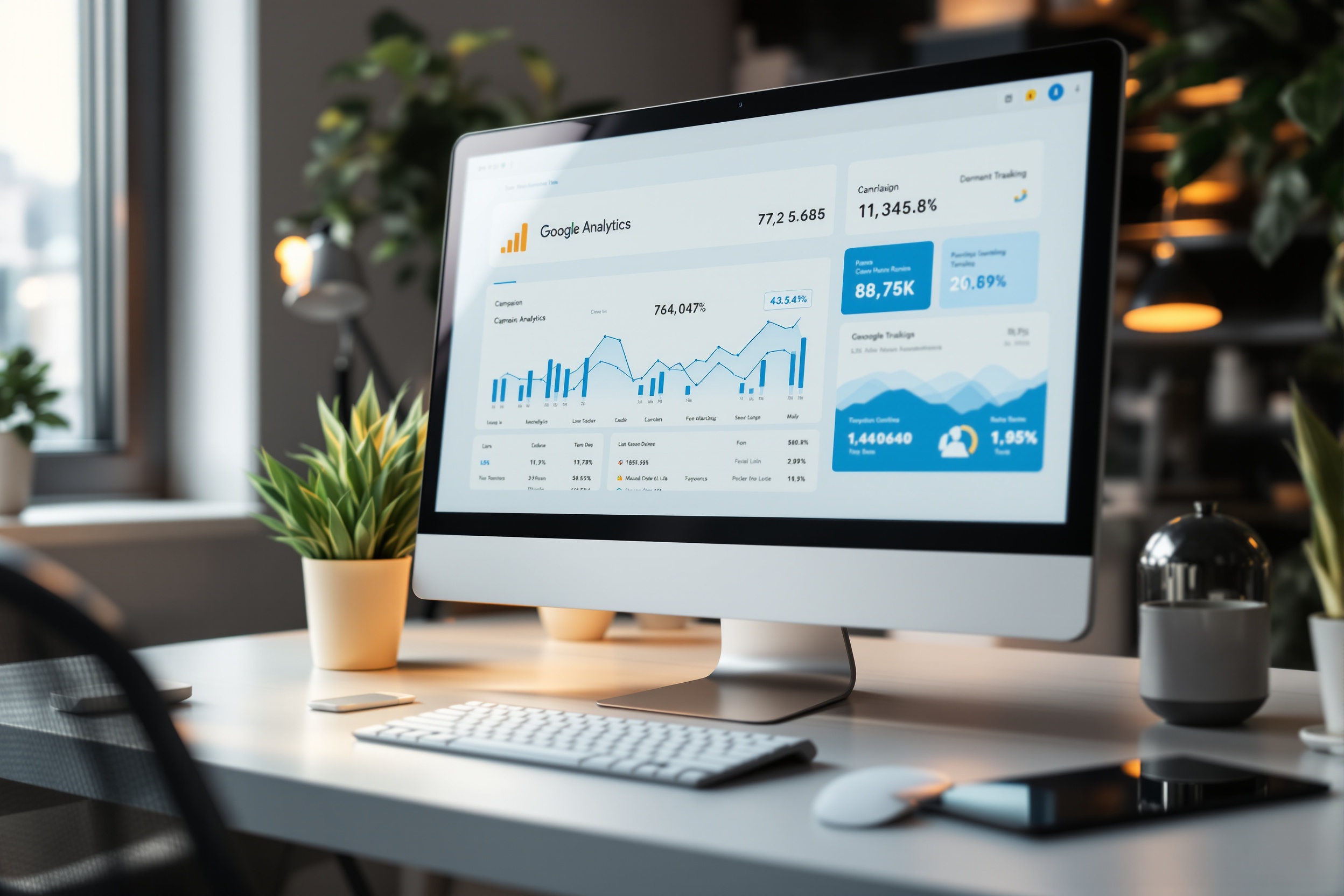 Google Ads analytics dashboard
