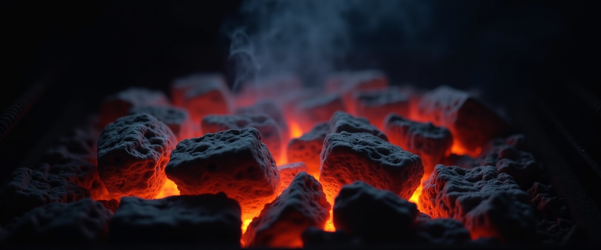BBQ fire background