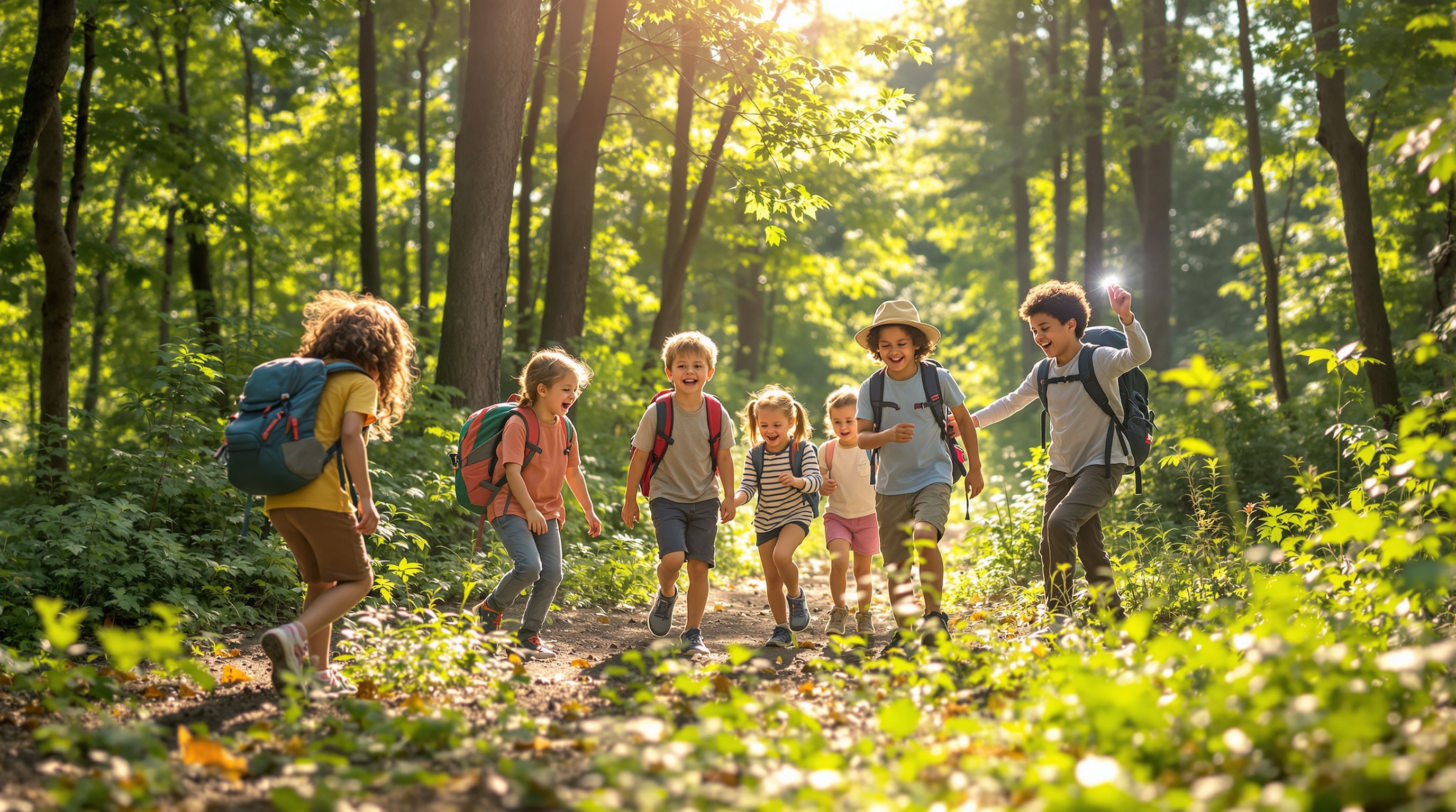 Happy healthy children