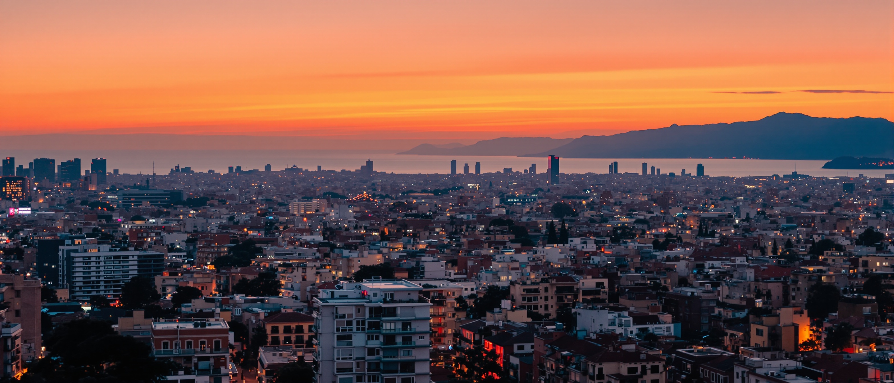 Vista de Terrassa – zona de cobertura de Biotrauma para limpieza post incendio en Terrassa y alrededores