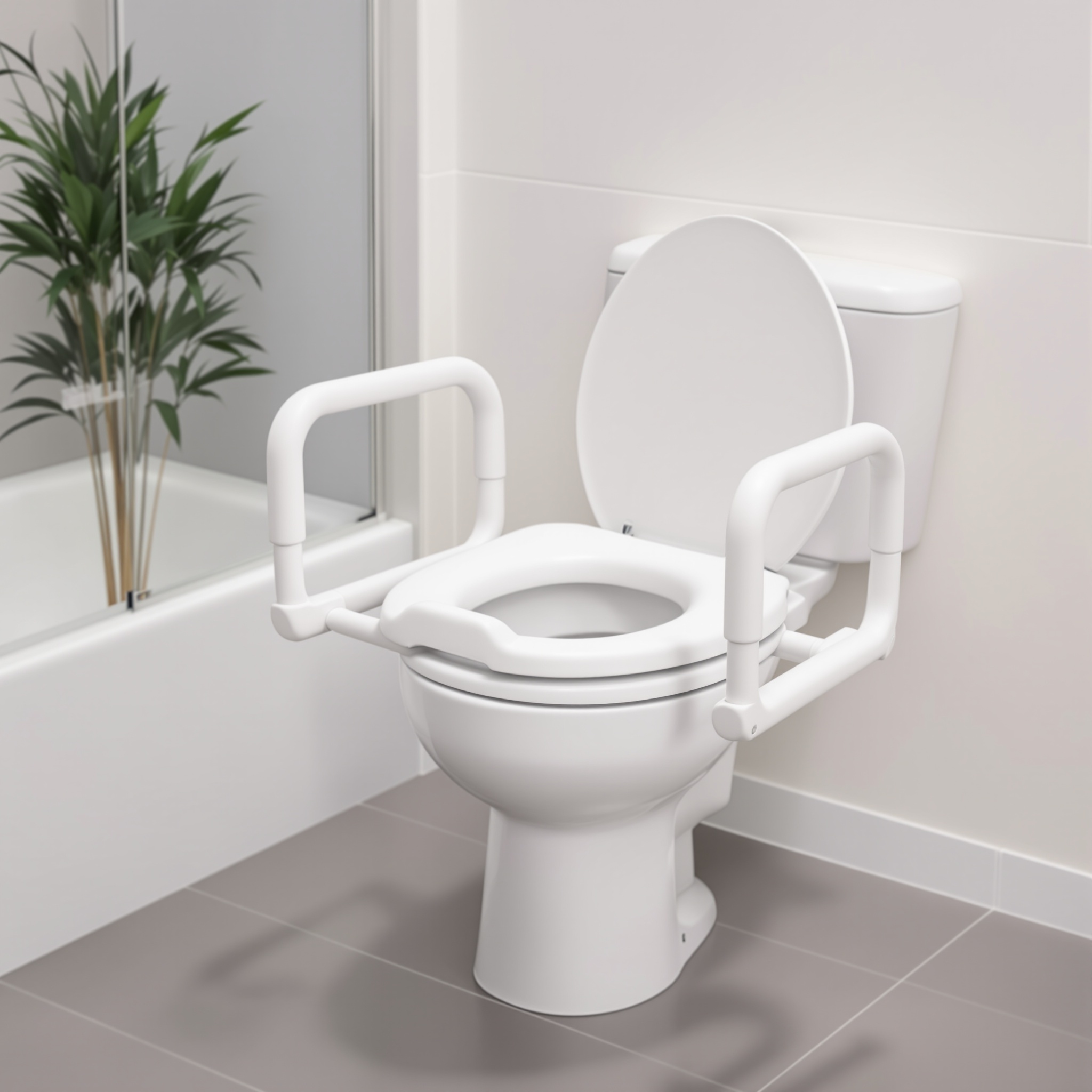 Carex Raised Toilet Seat with Handles