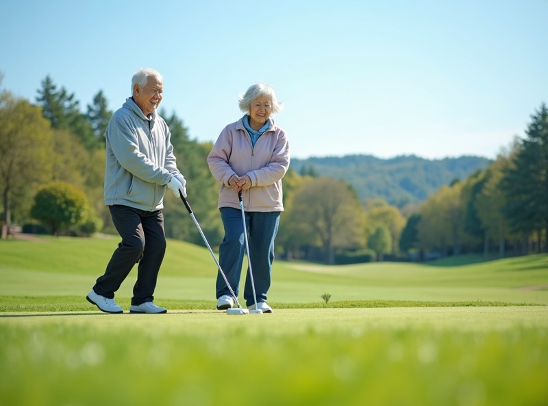 파크골프 동호회 단체 사진
