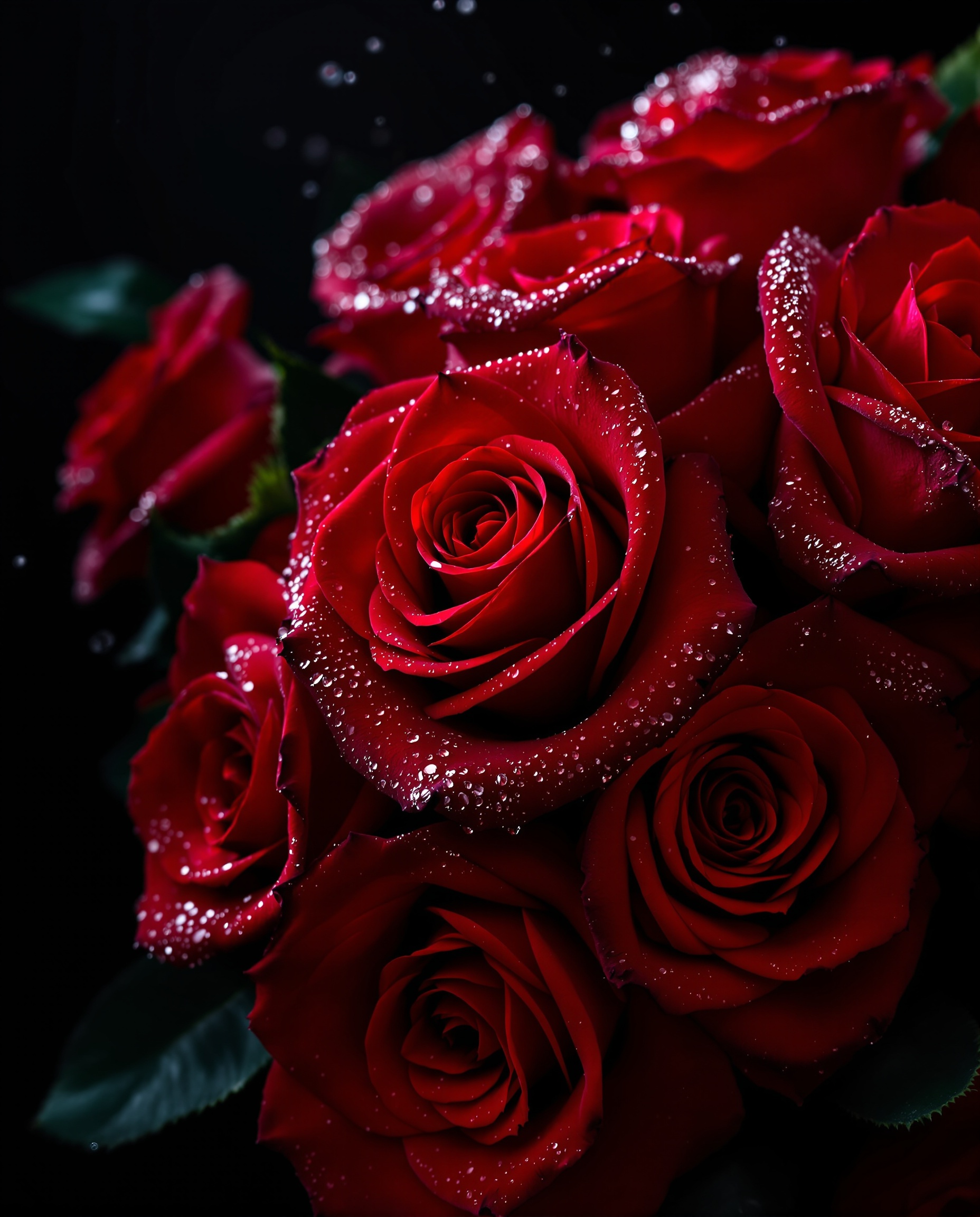 Красные розы