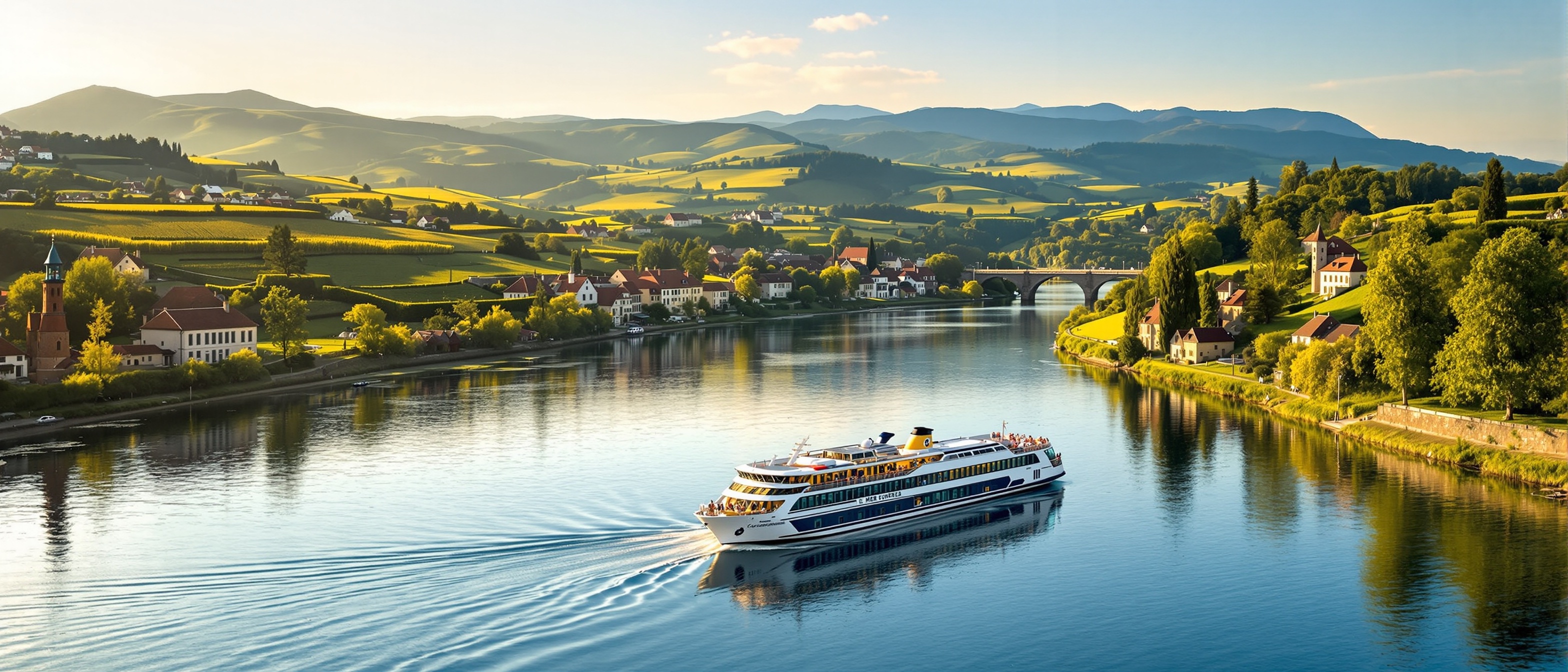 River cruise scenic view