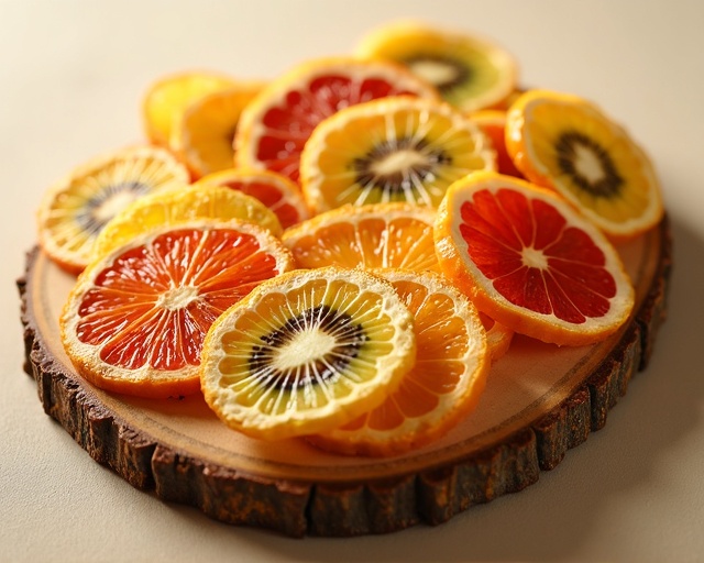 Narencia dehydrated fruit garnishes