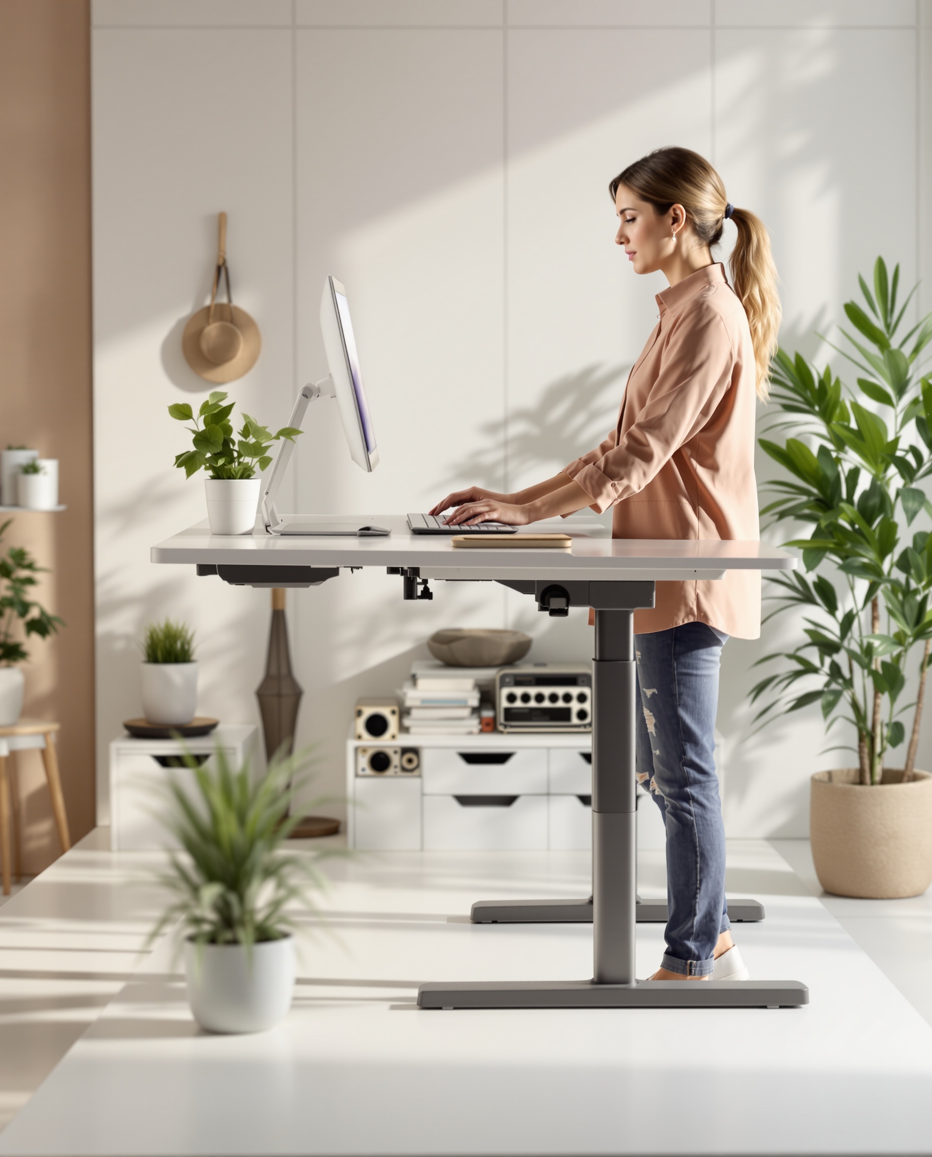 Height adjustment in action