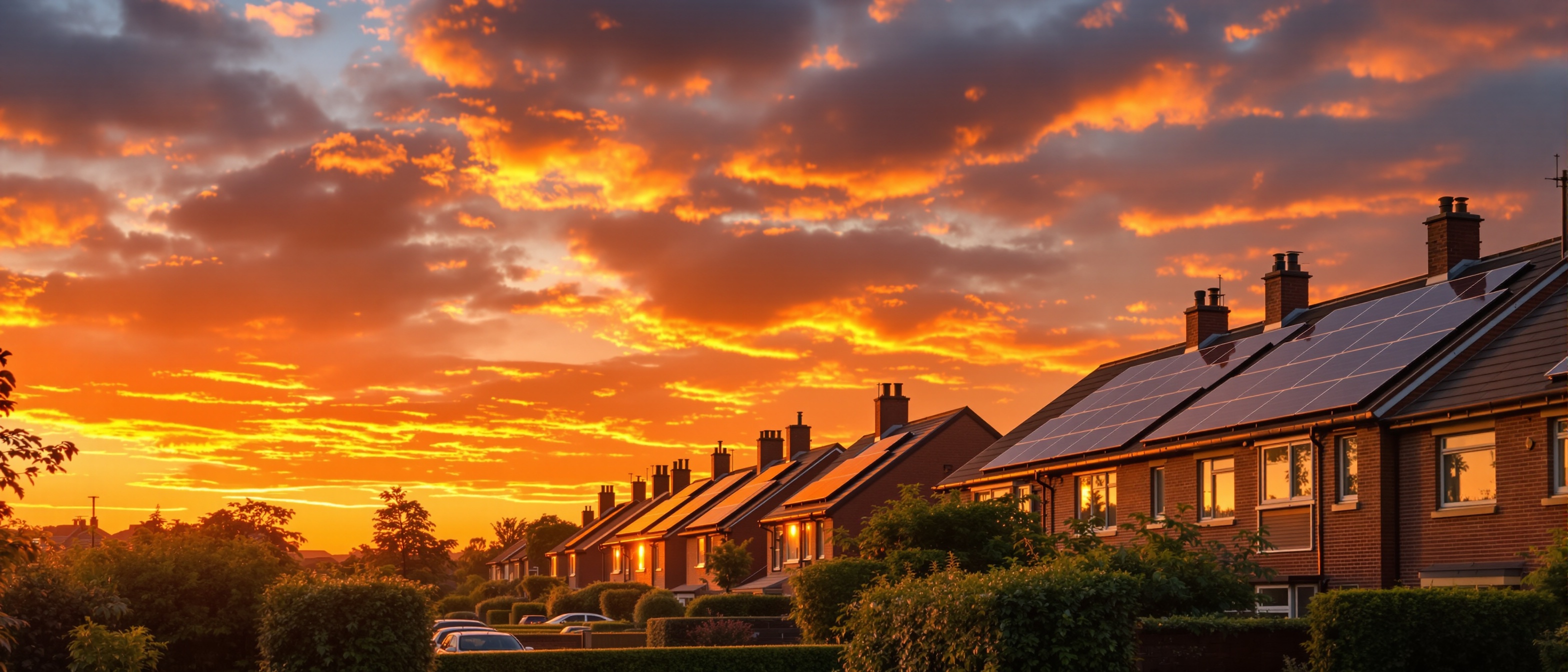 Solar powered Manchester neighbourhood
