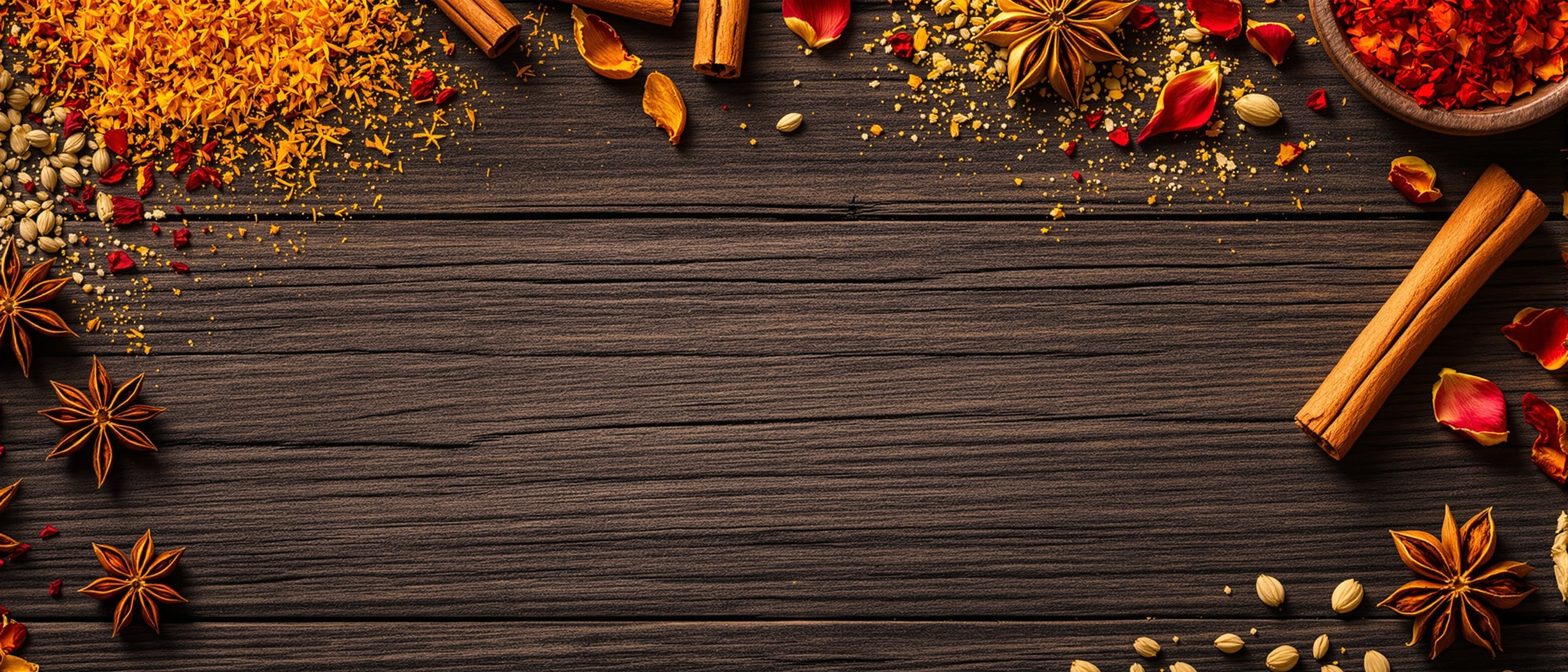 Arabian spices background