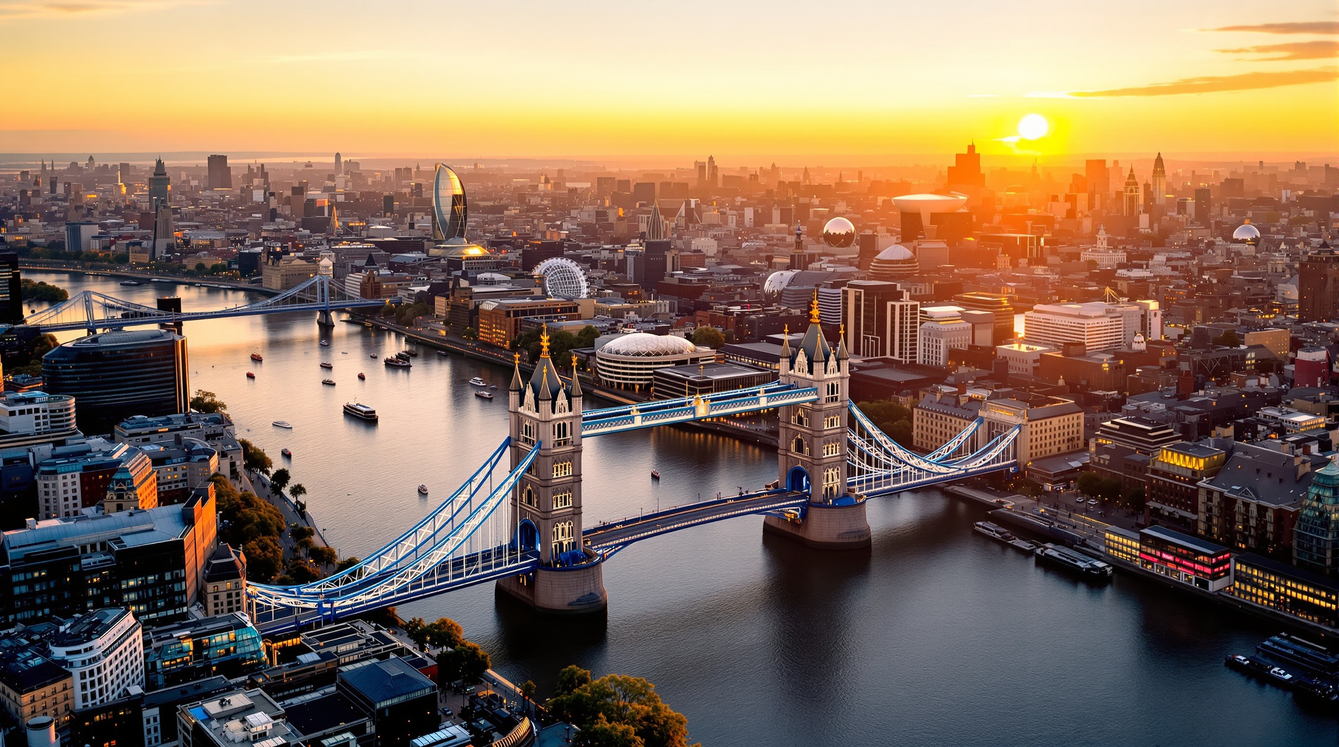 Tower Bridge London at golden hour