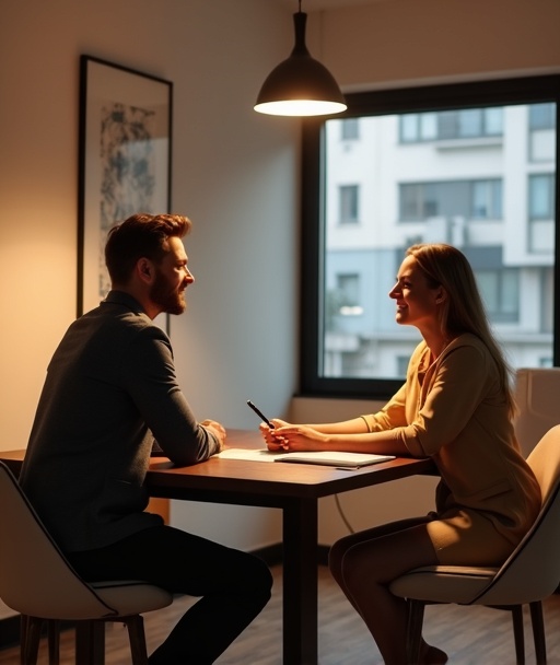 Professional consultation setup