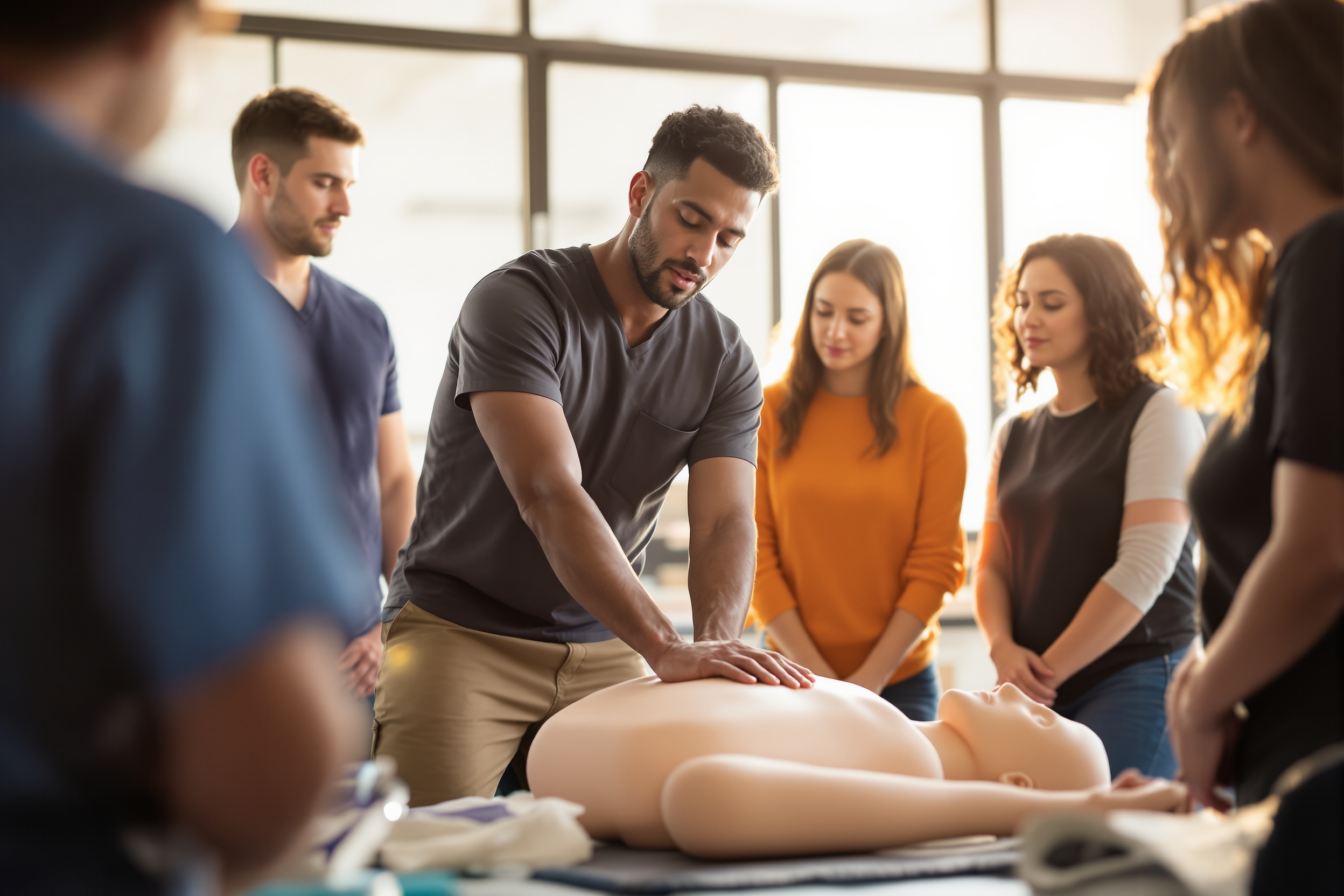 CPR training class in Chicago