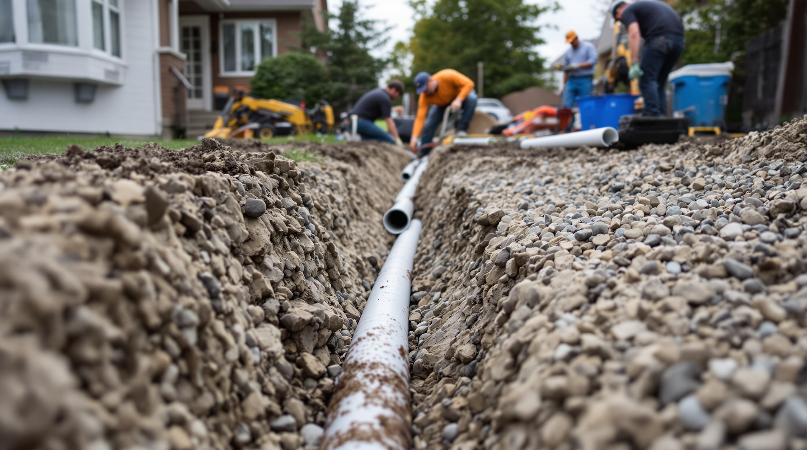 Residential sewer line and bed replacement case study London ON
